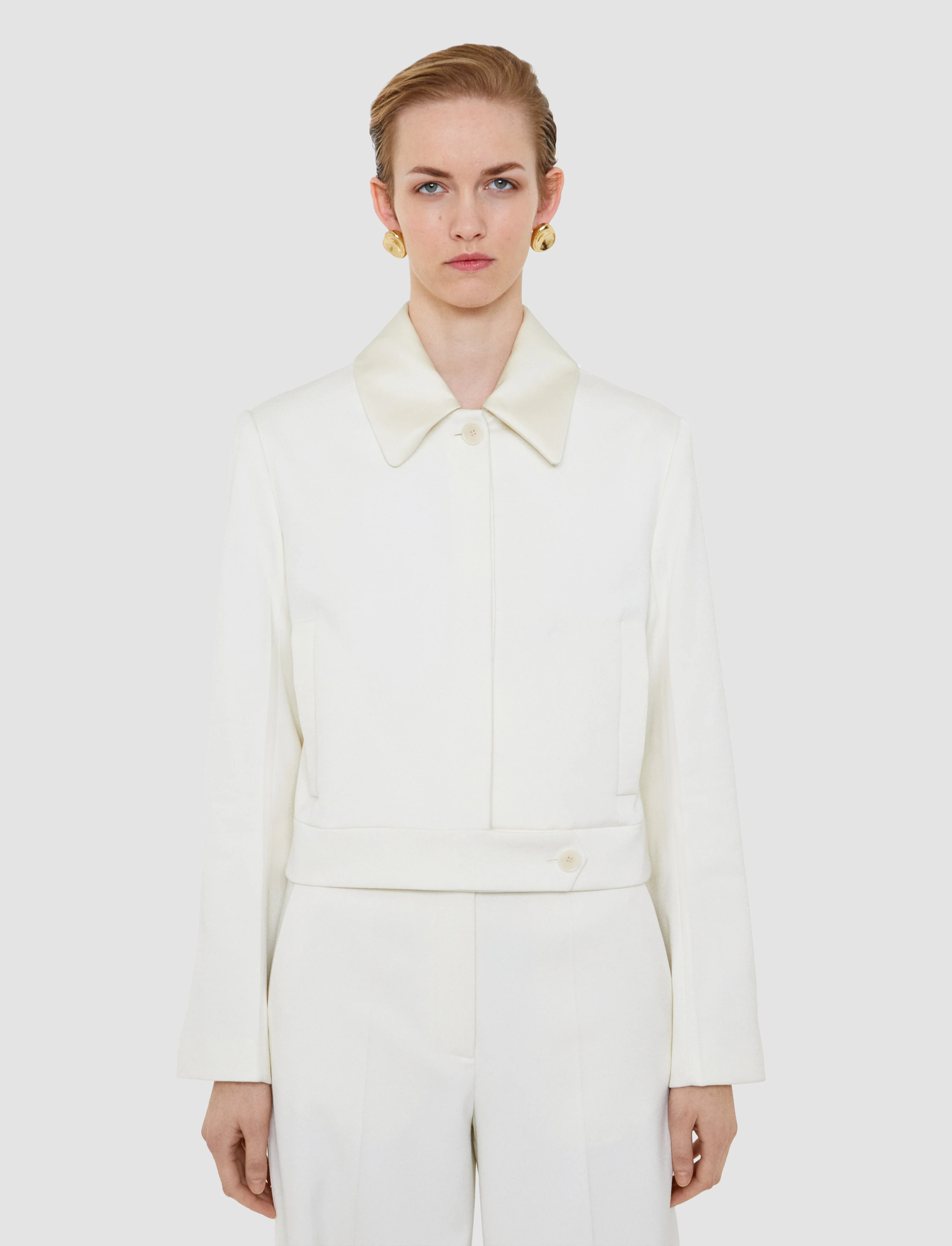 Abbe Tailored Crepe Jacket - Image 3