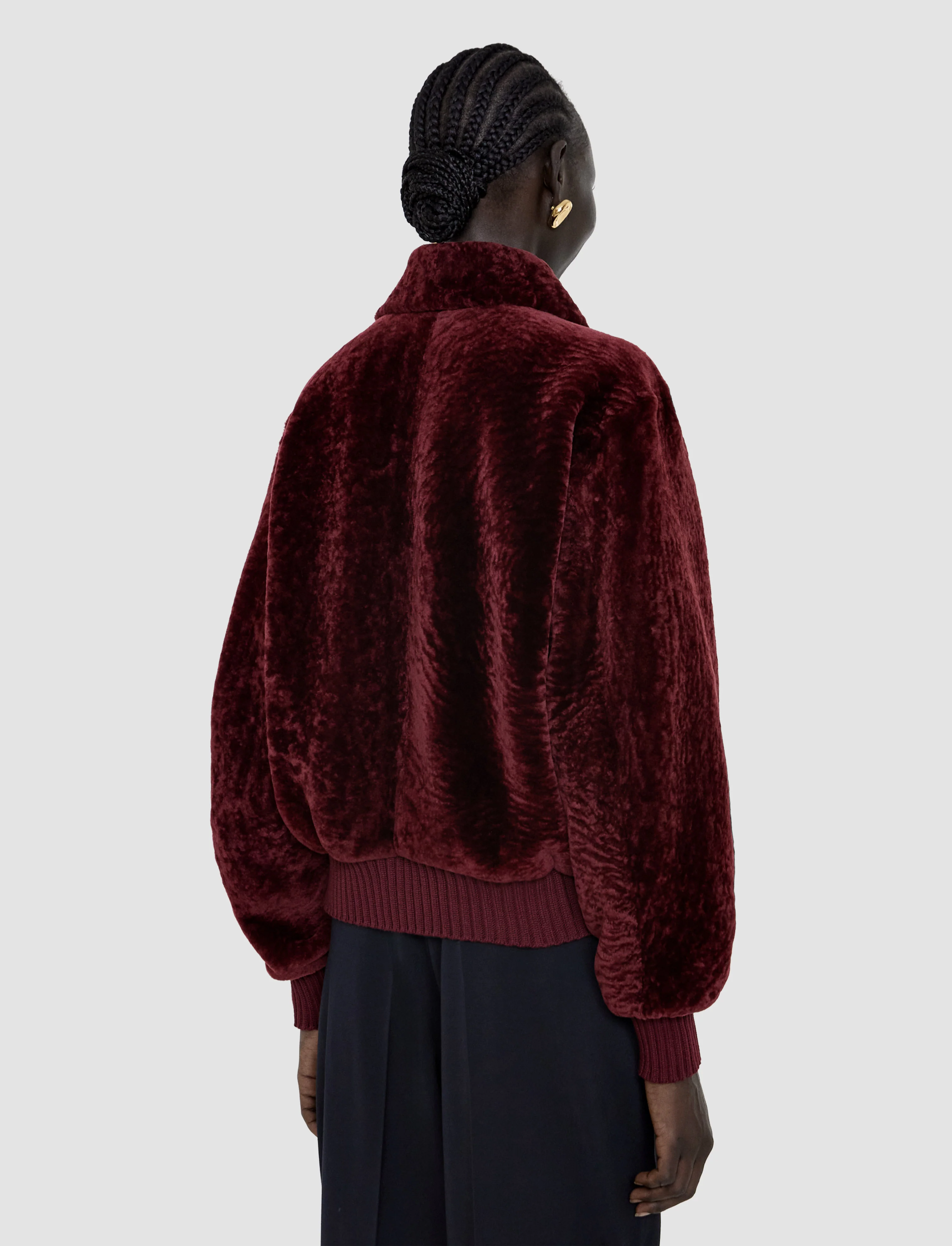 Alpes Short Hair Shearling Jacket - Image 4
