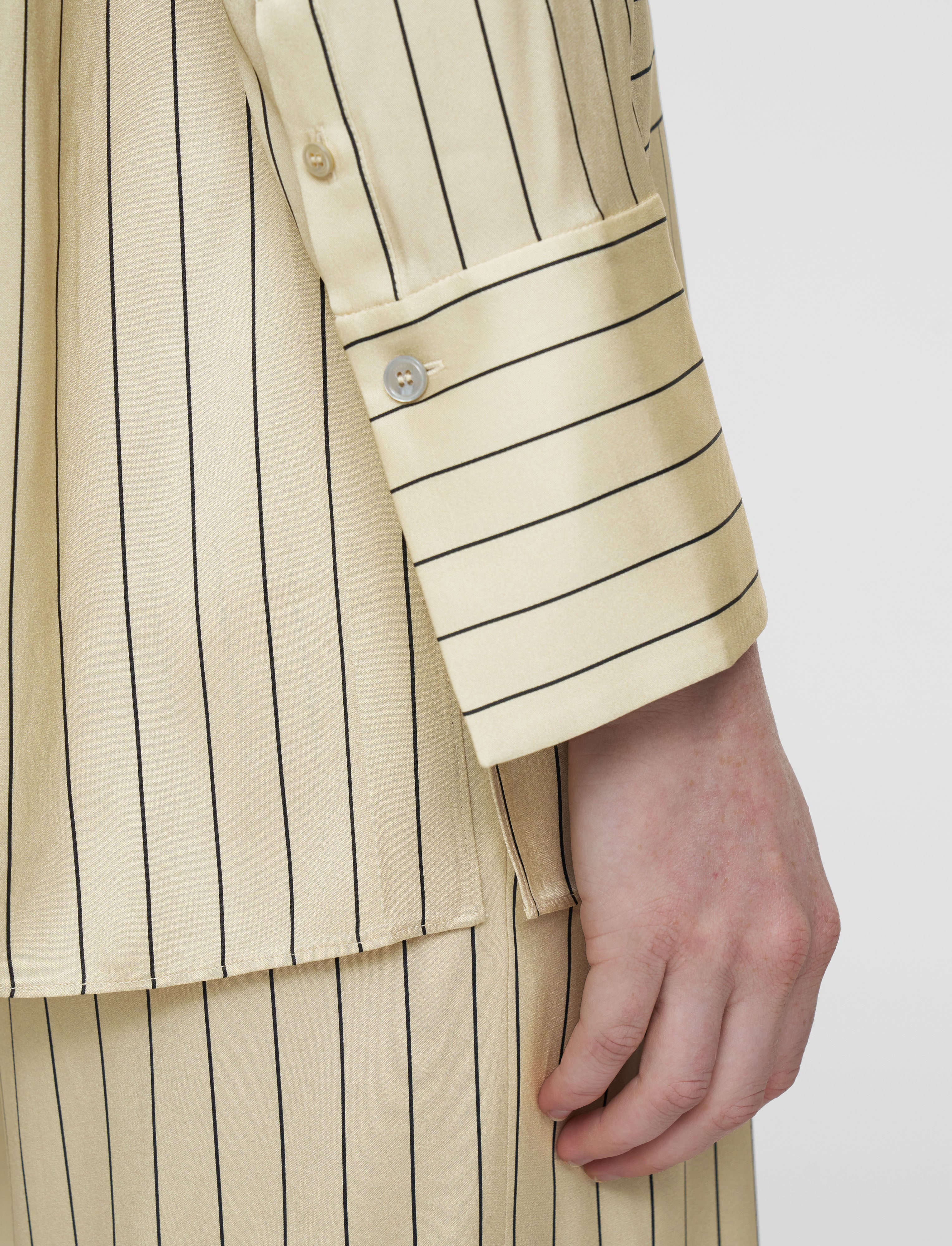 Athena Geometric Print Silk Blouse - Image 5