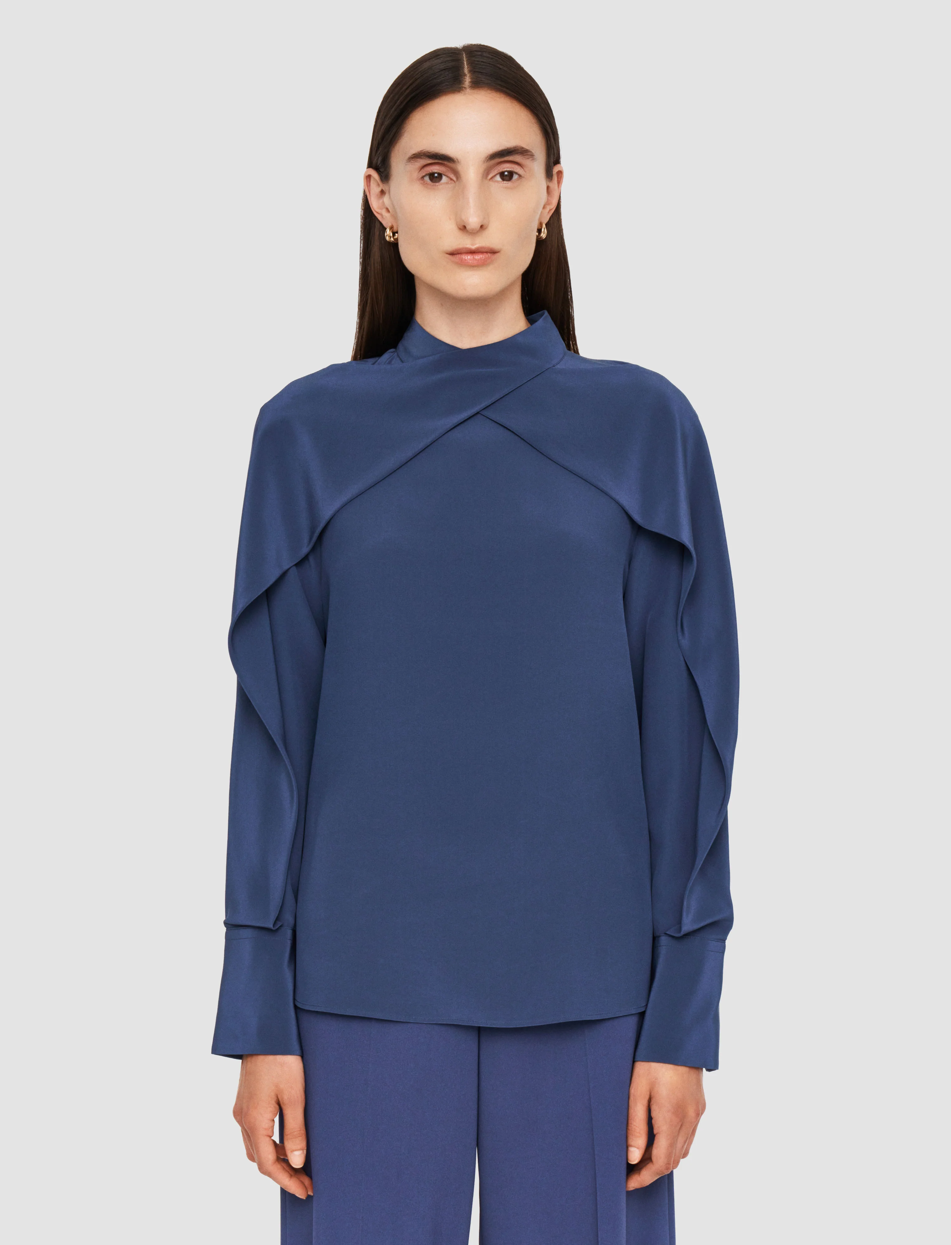 Bailie Silk Crepe de Chine Blouse - Image 3