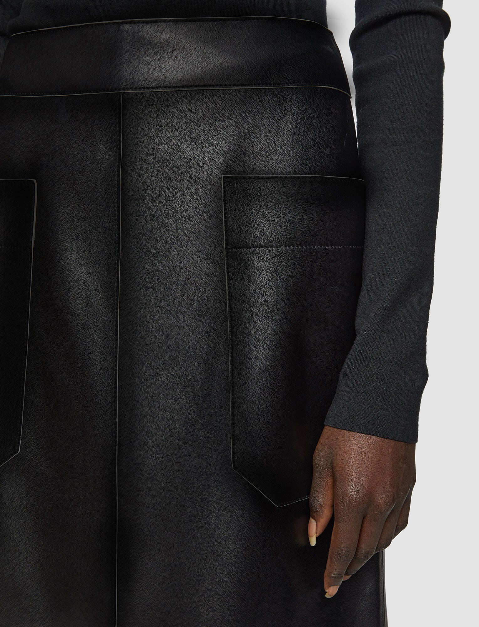 Blomfield Nappa Leather Skirt - Image 4