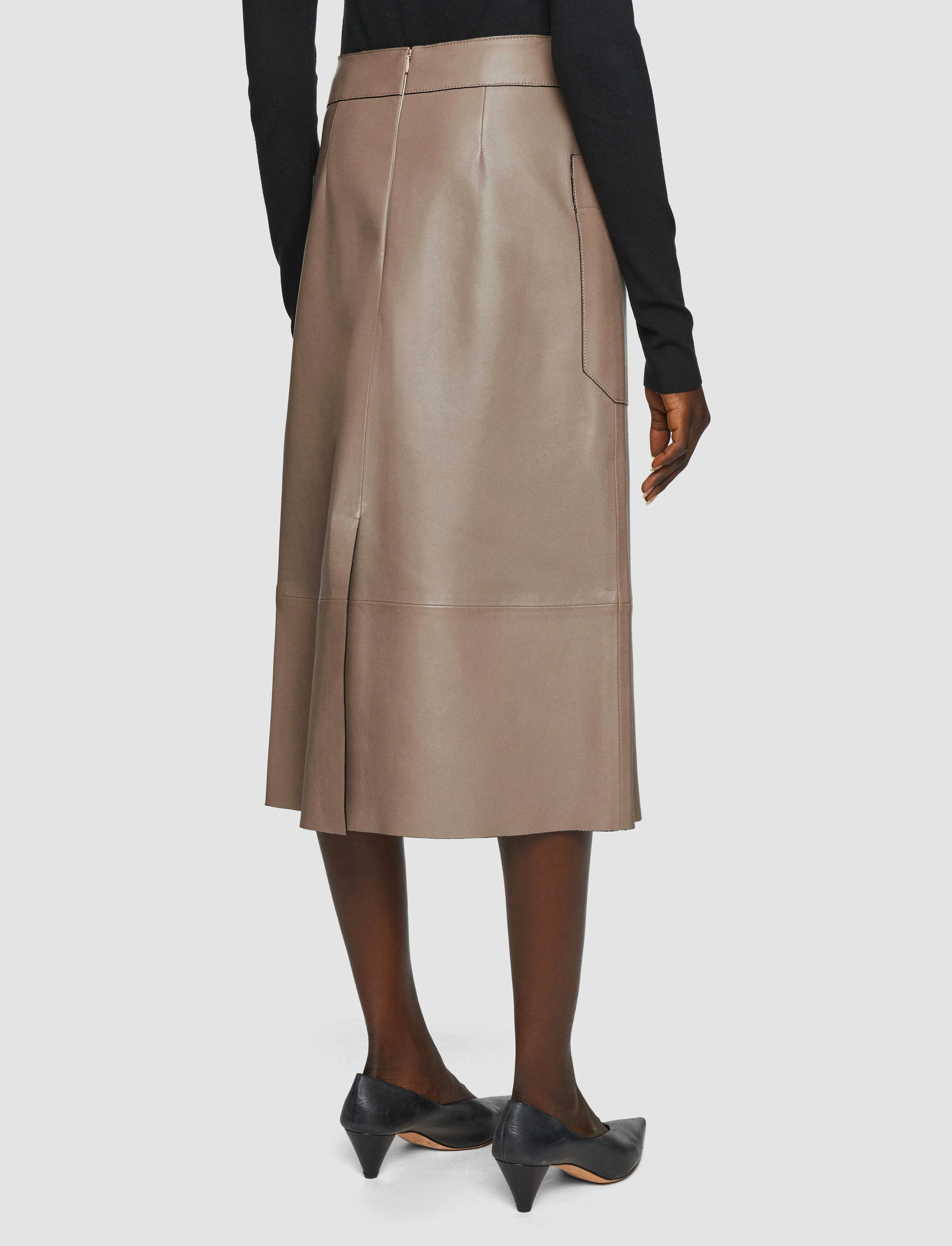 Blomfield Nappa Leather Skirt - Image 3