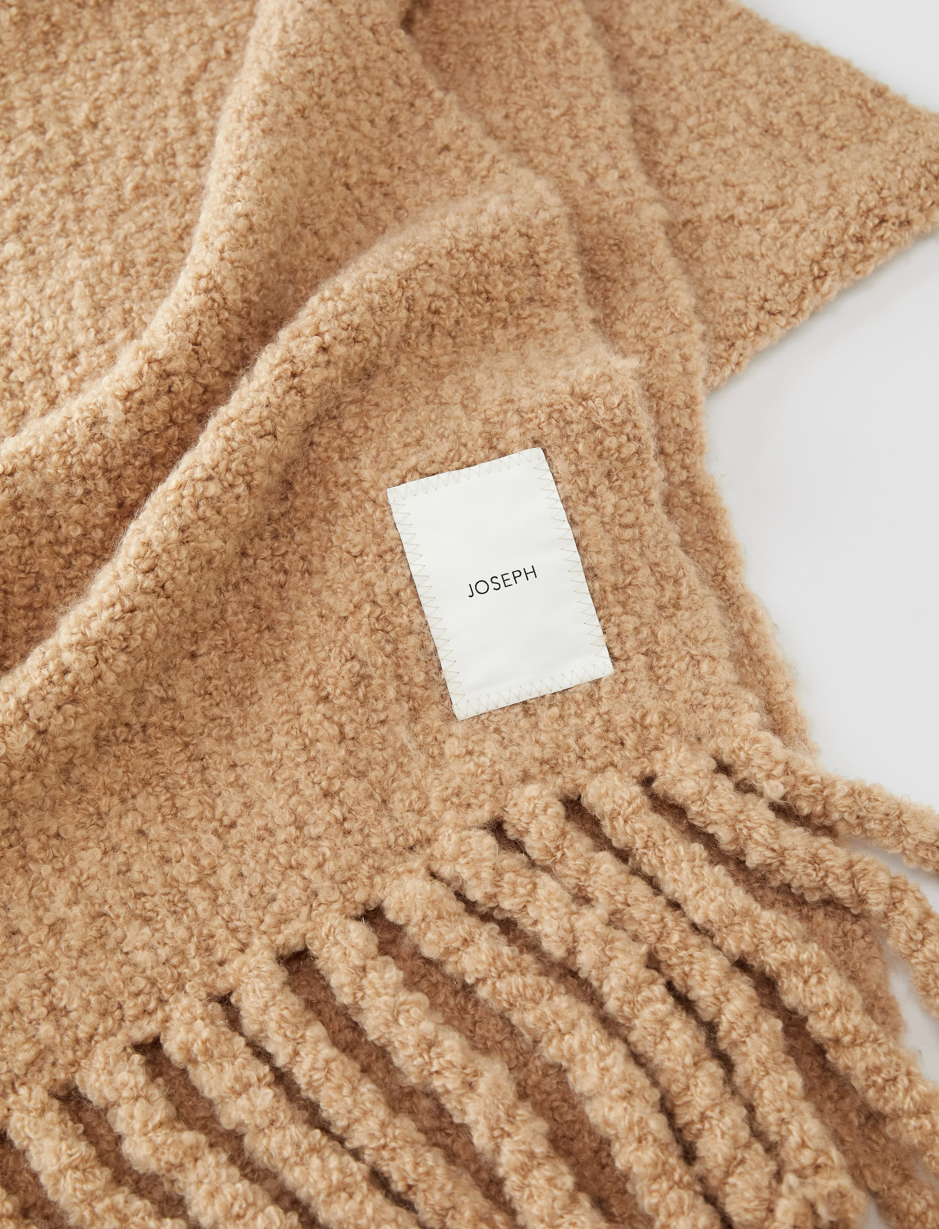 Bouclé Knit Scarf - Image 5