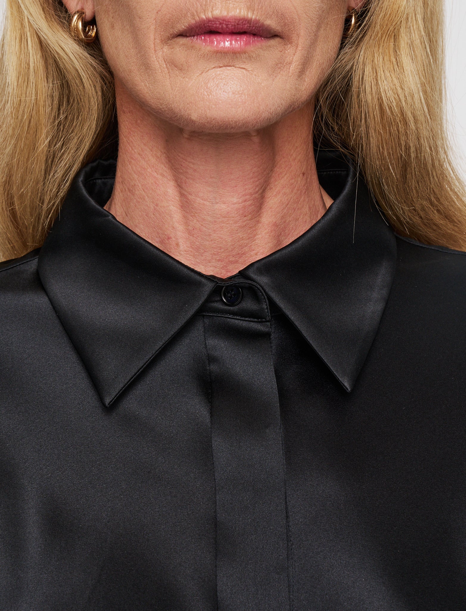 Brunel Silk Satin Blouse - Image 4