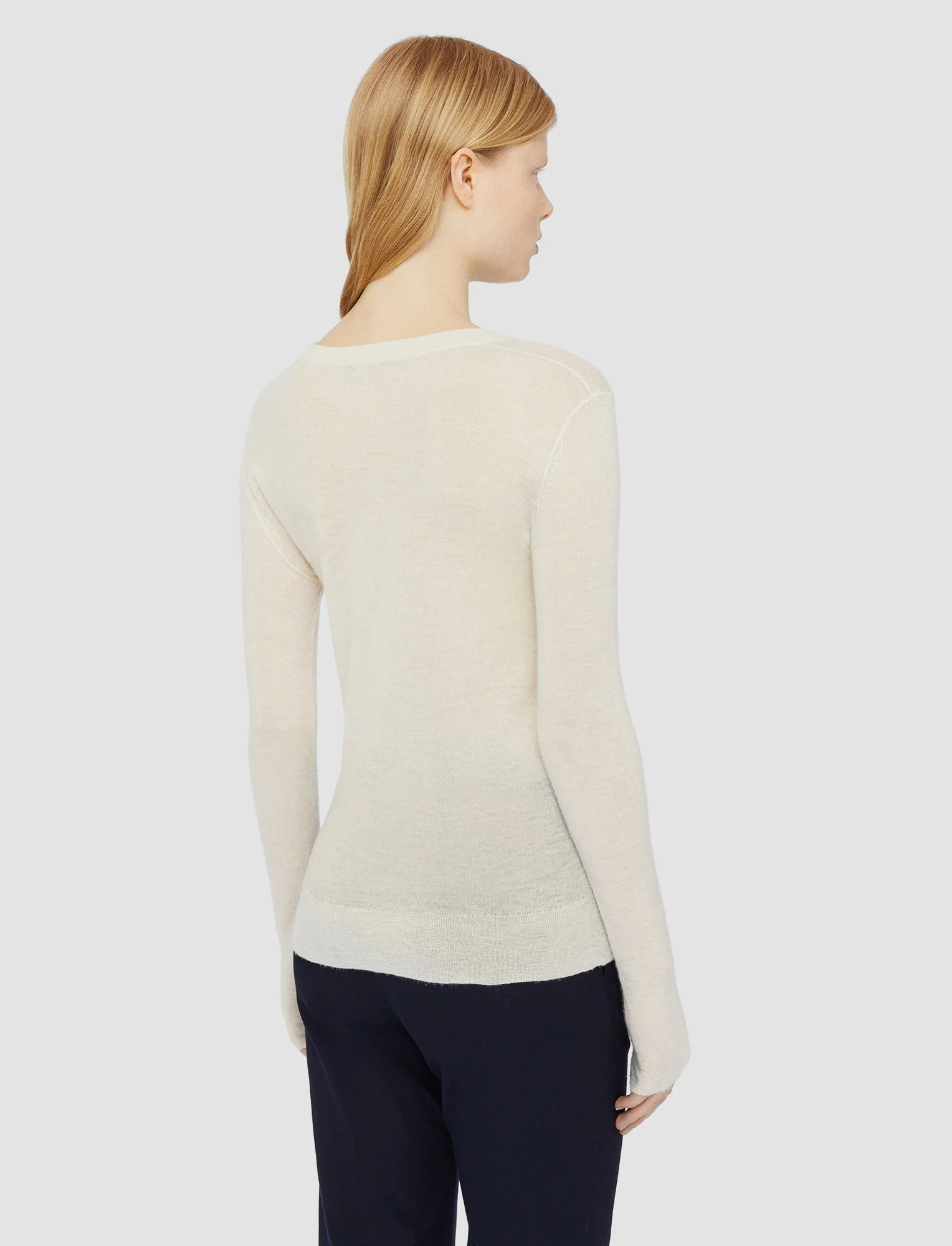 Cashair Round Neck Jumper - Image 3