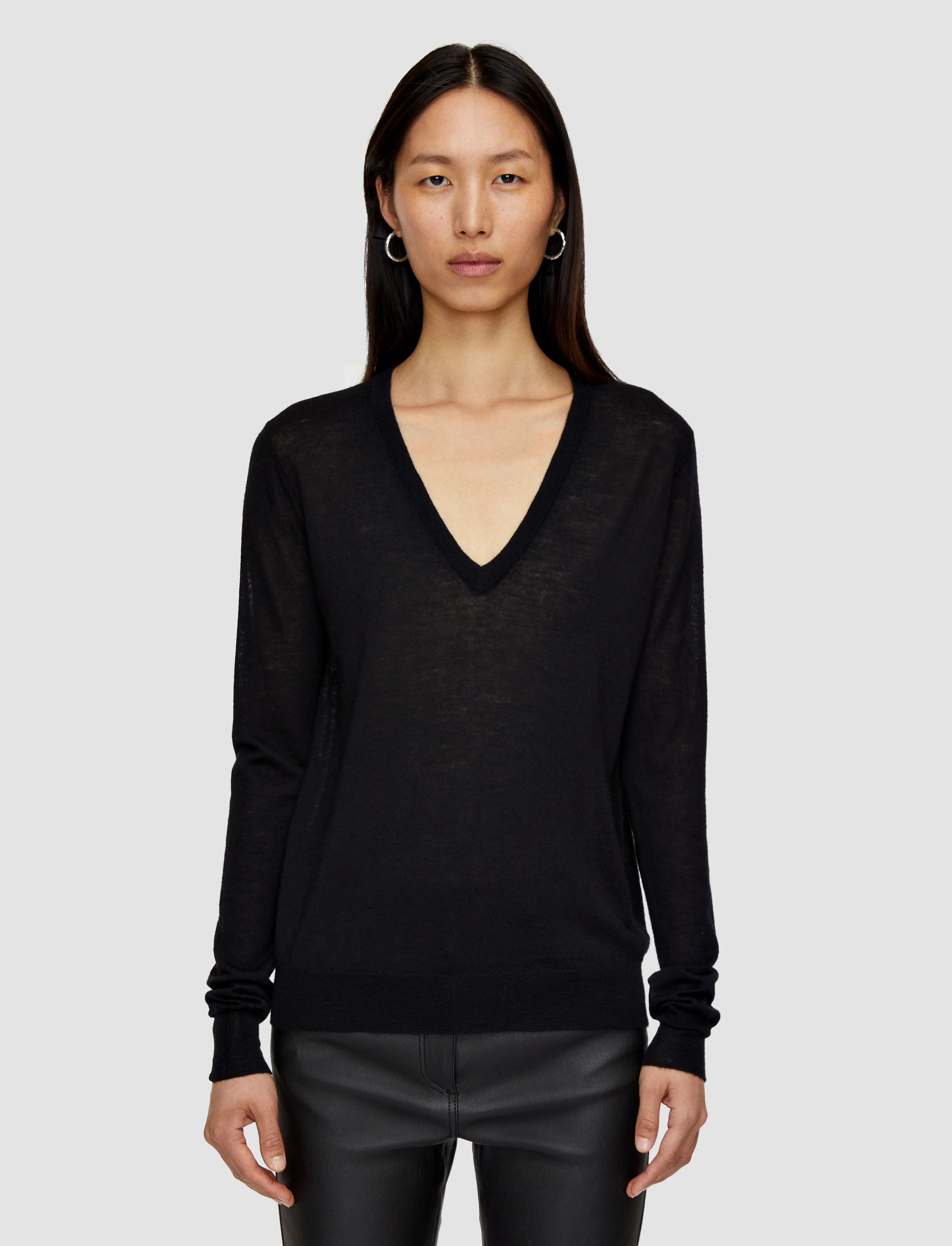 Cashair V Neck Jumper - Image 3