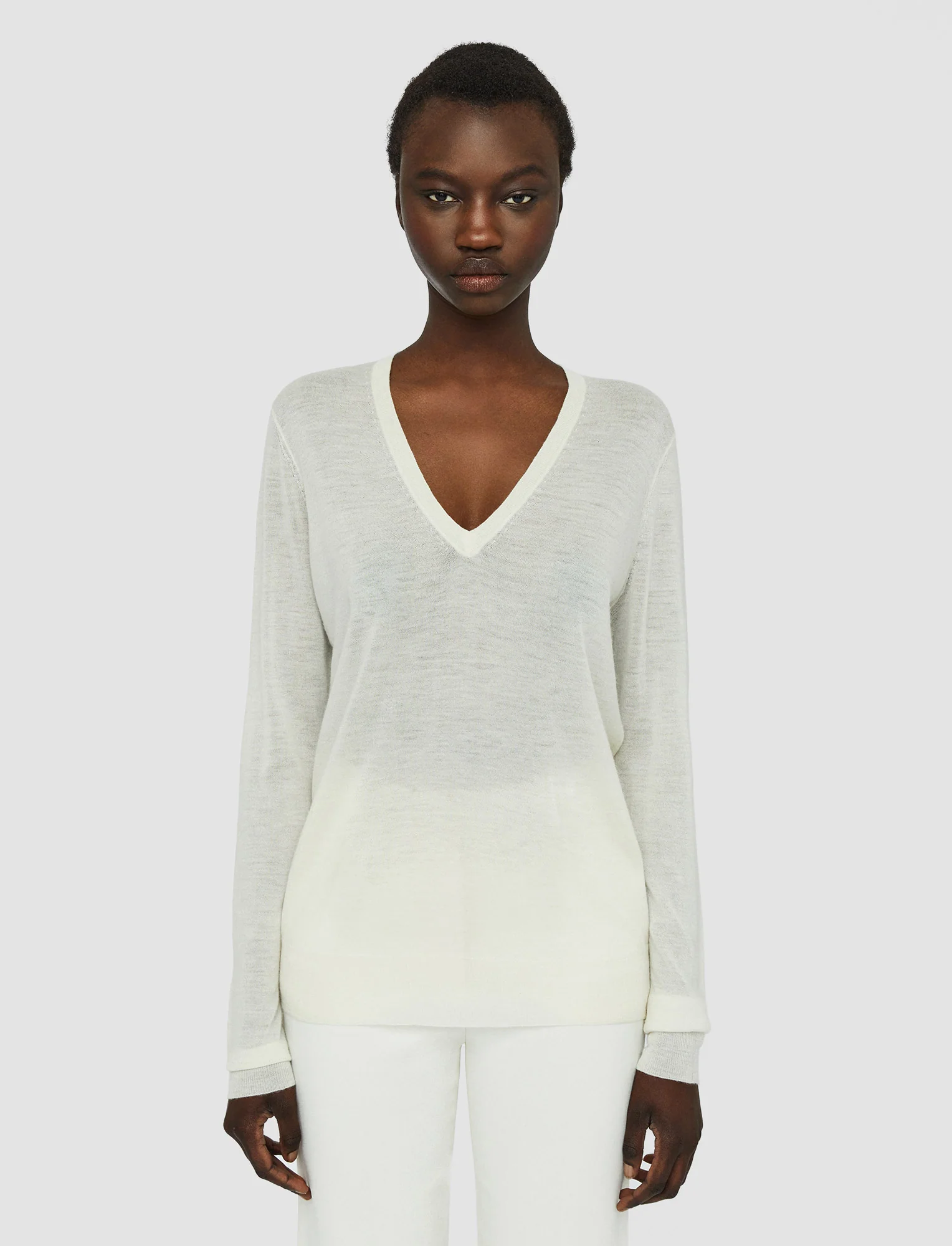 Cashair V Neck Jumper - Image 3