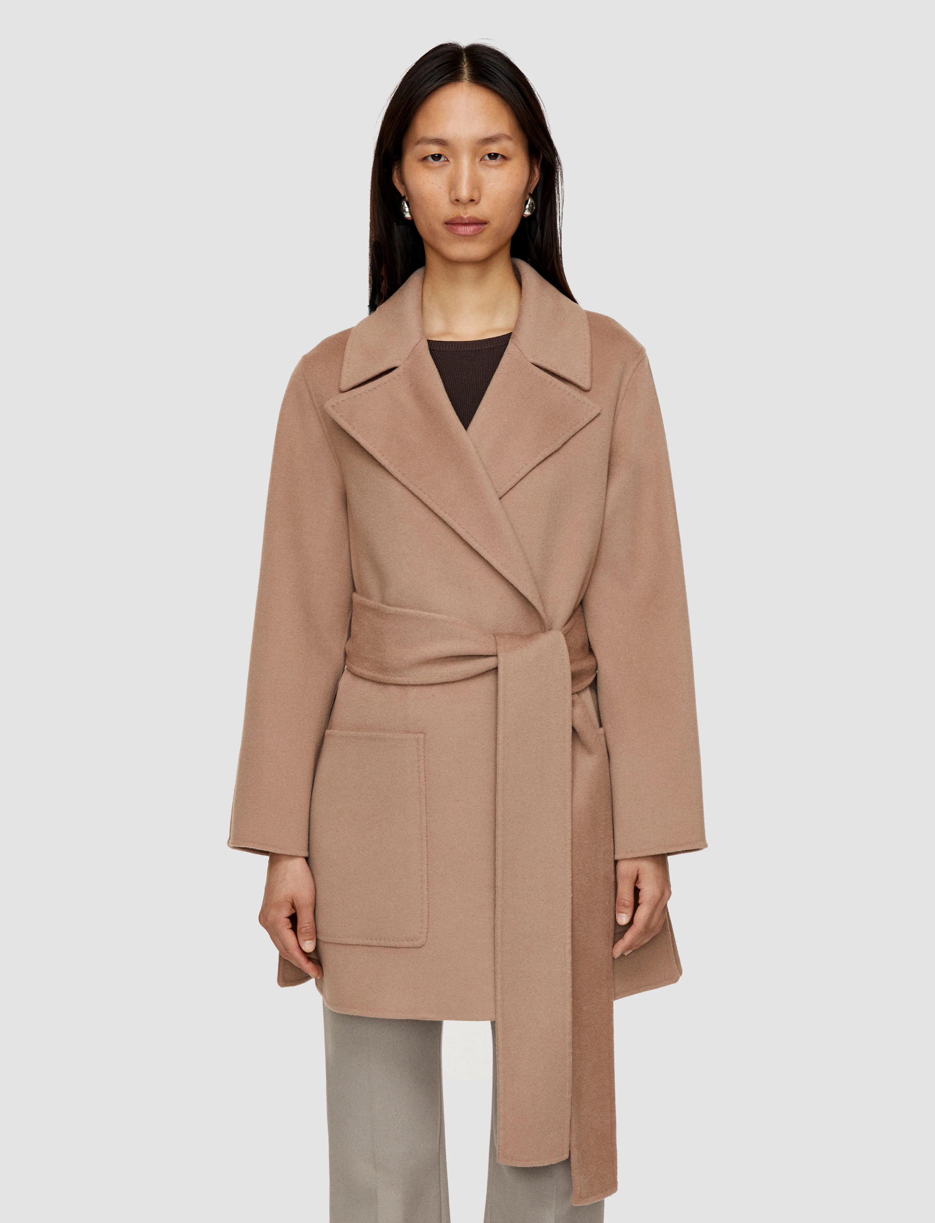 Clemence Double Face Cashmere Coat - Image 3