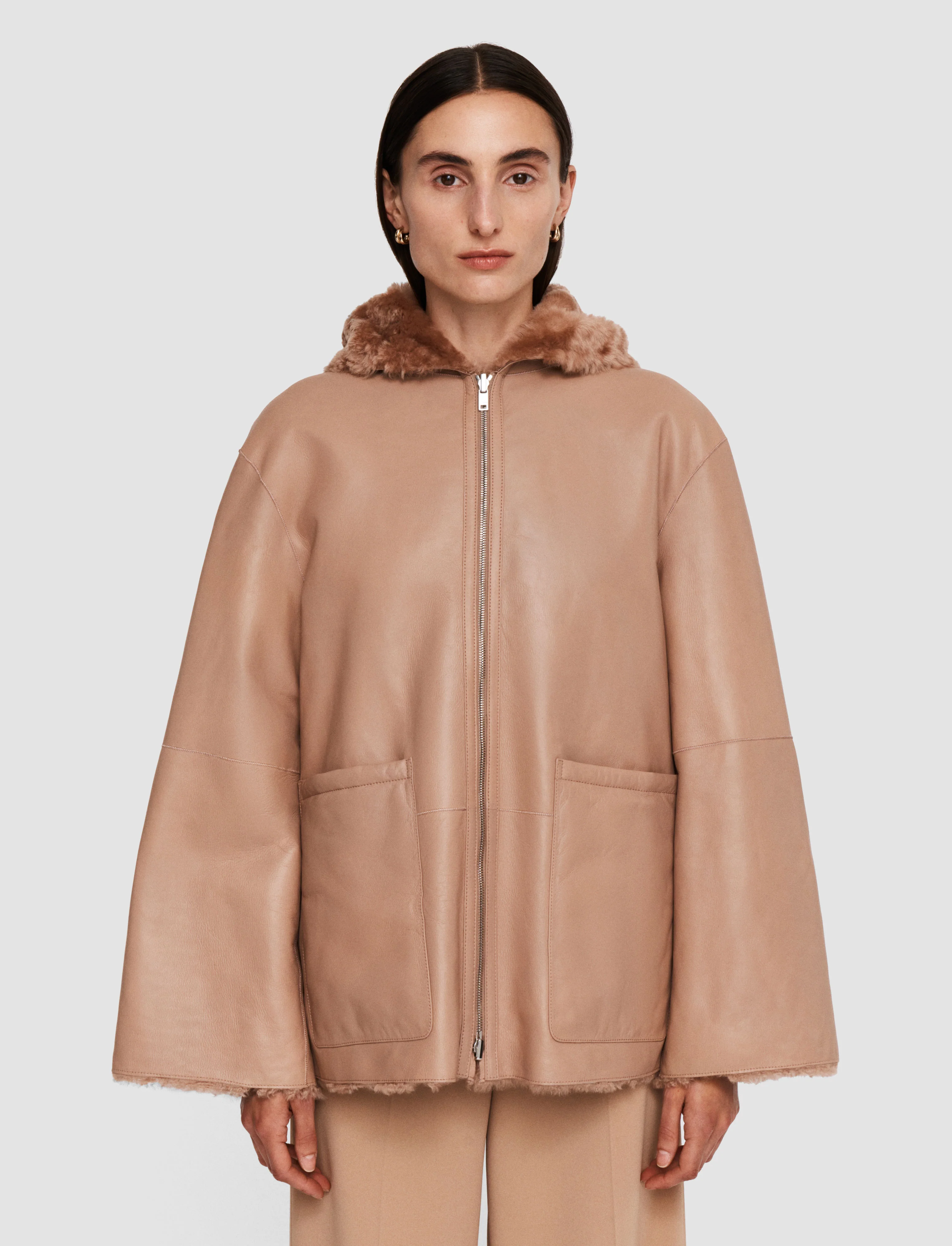 Cosser Reversible Shearling Coat - Image 6