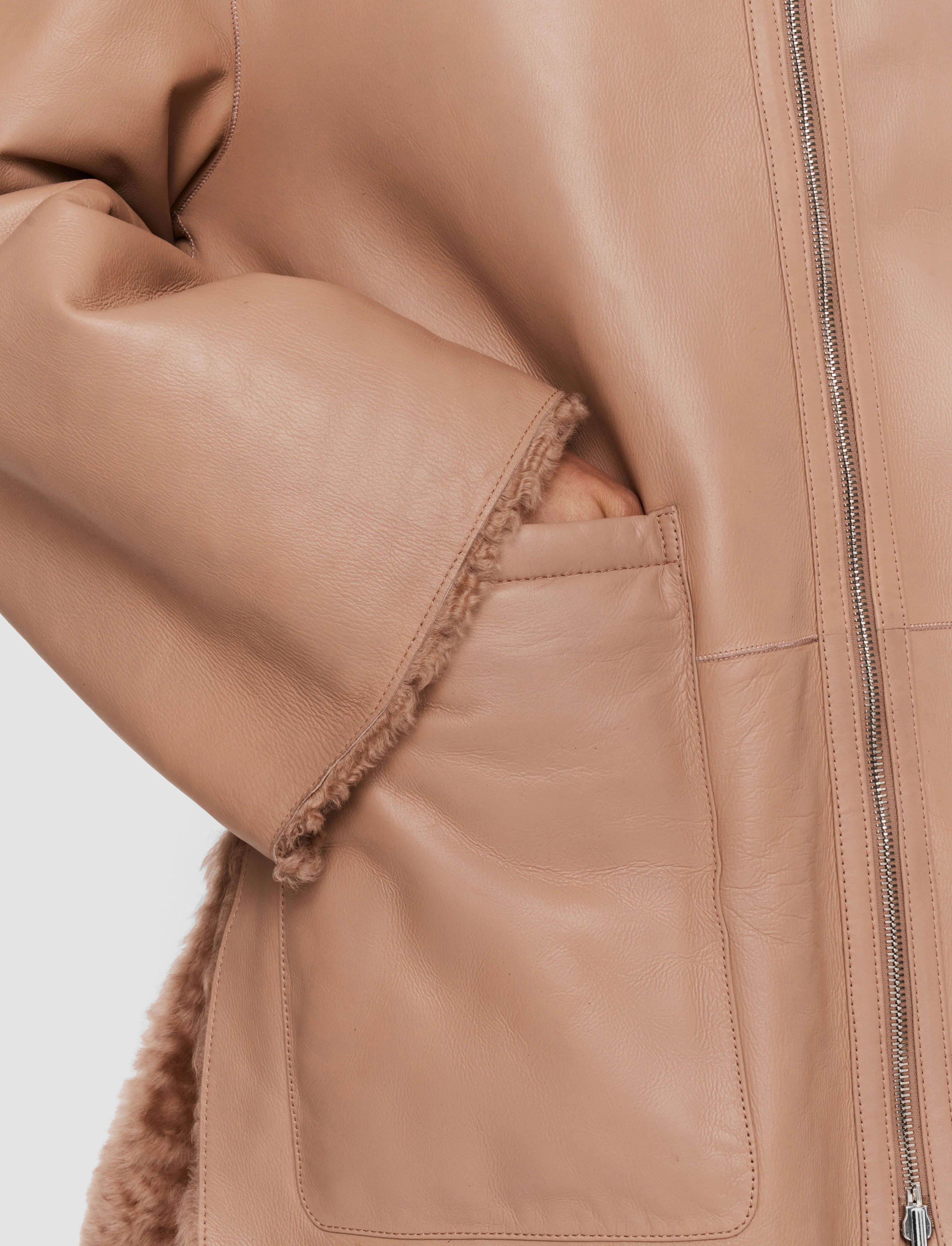 Cosser Reversible Shearling Coat - Image 7