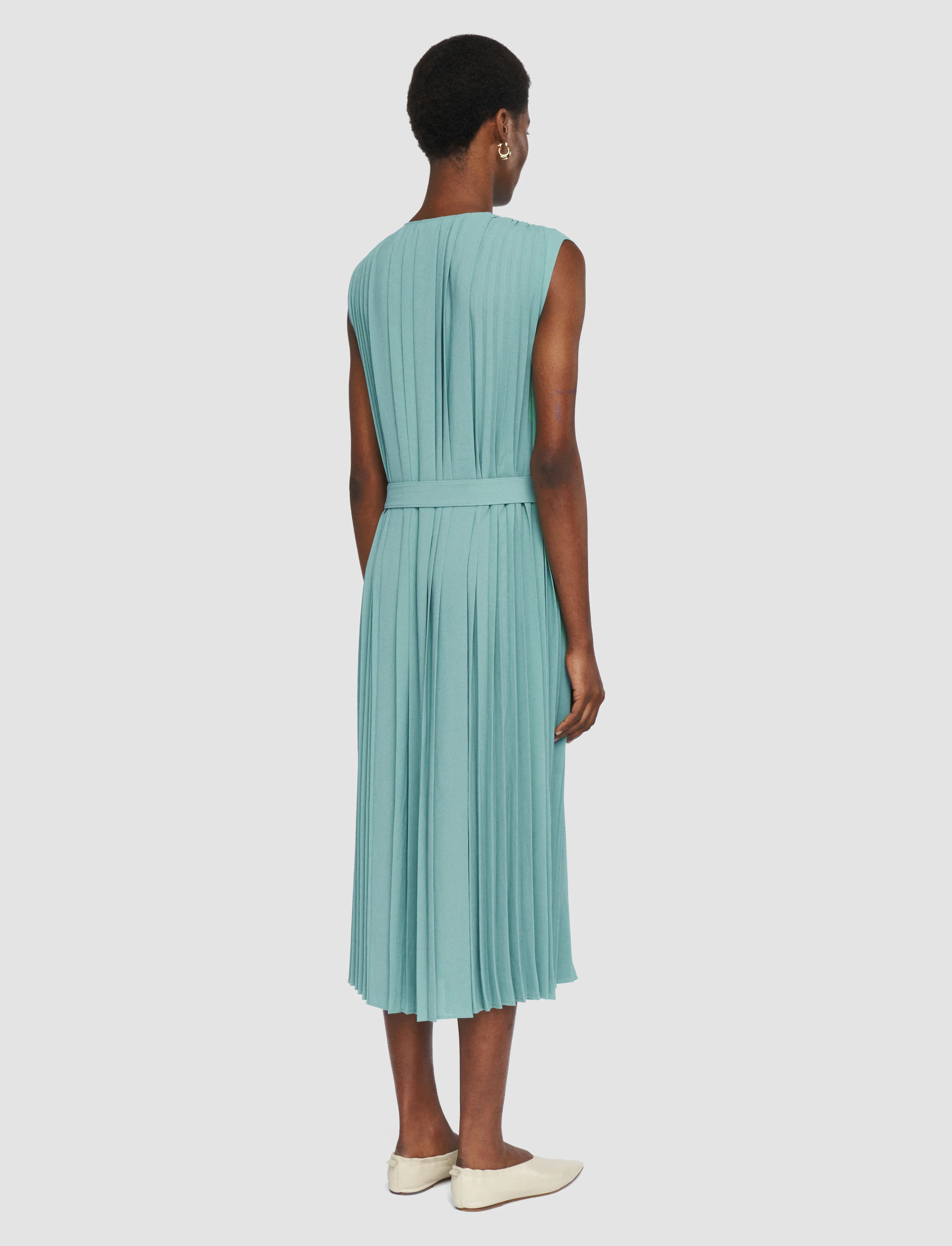 Davide Airy Plissé Dress - Image 3