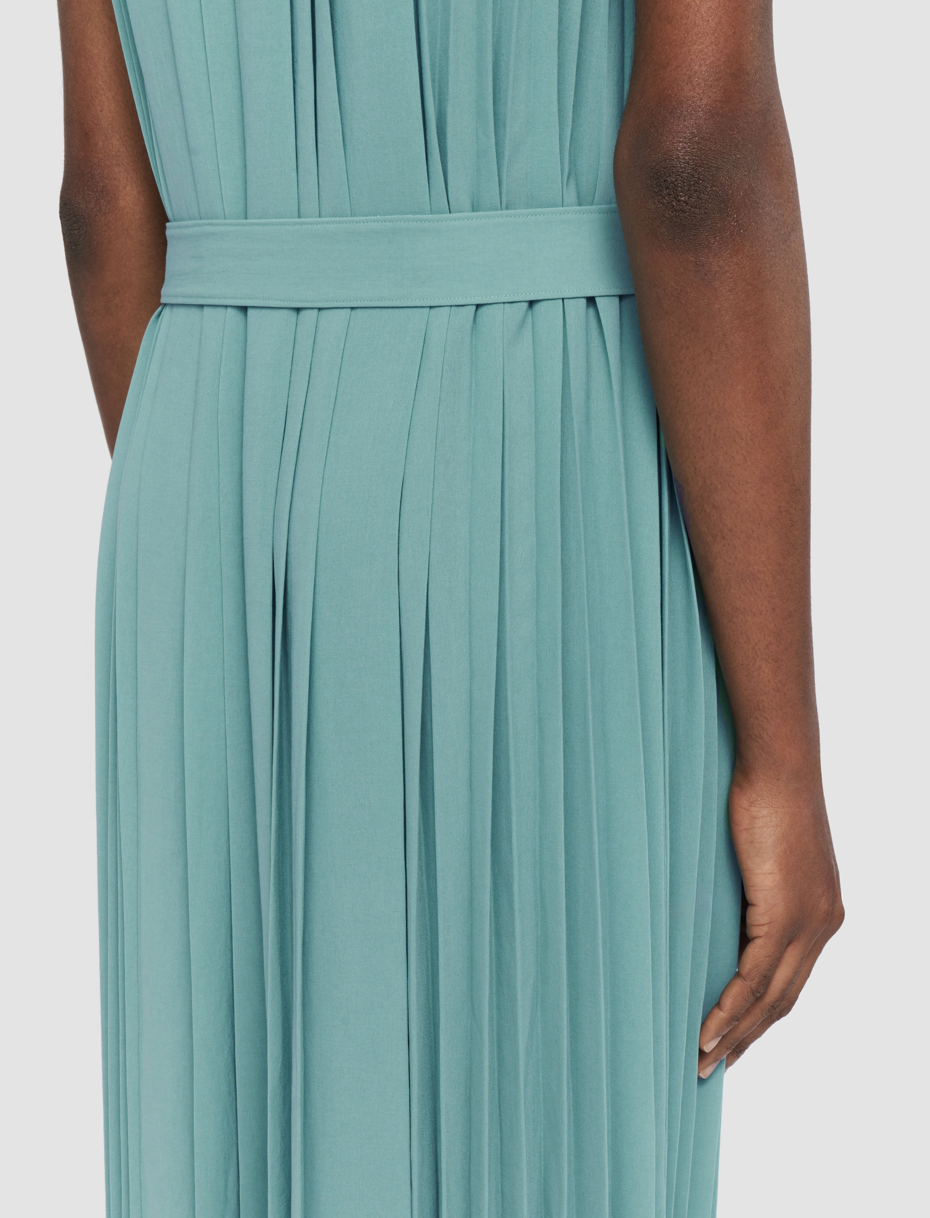 Davide Airy Plissé Dress - Image 4