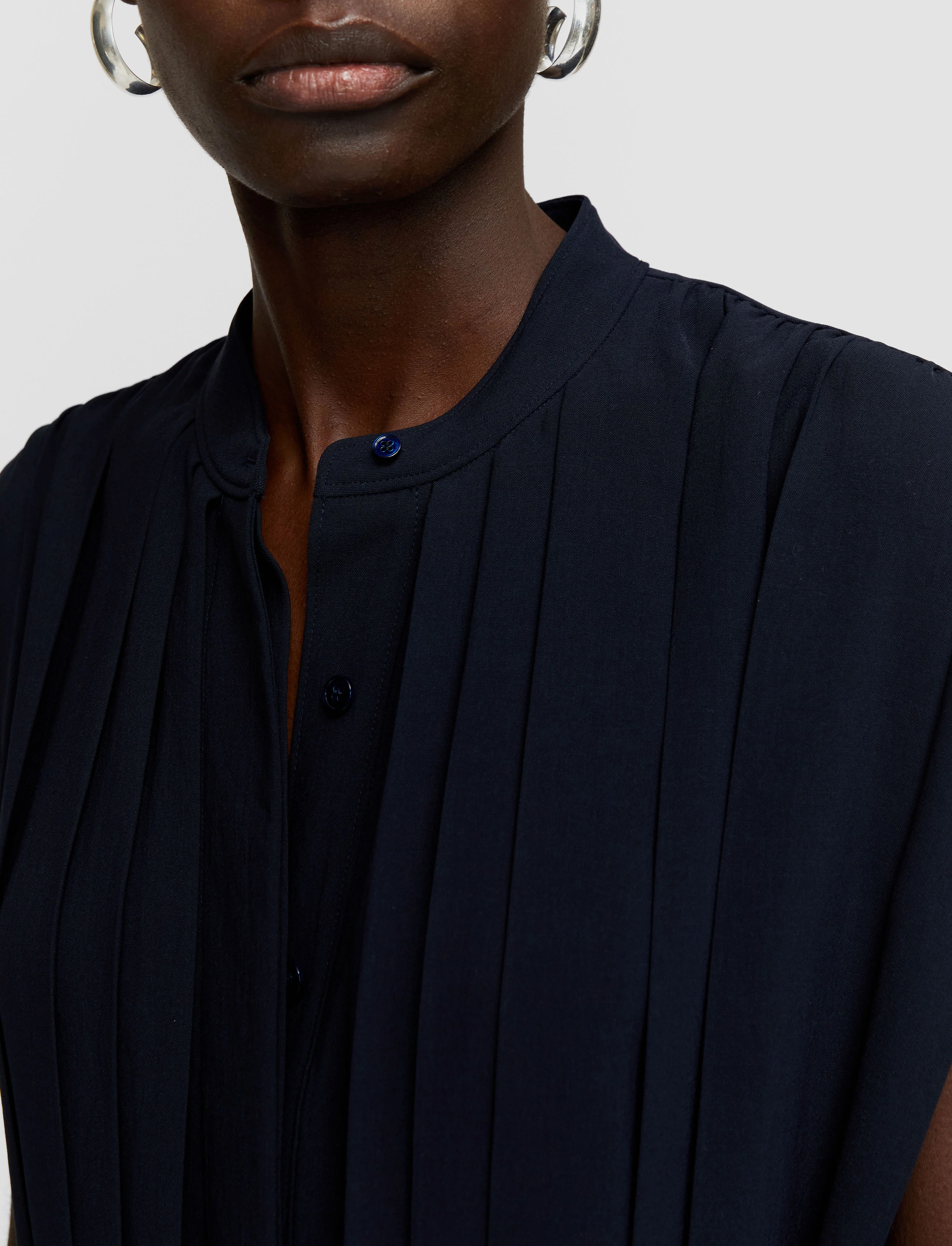 Davidge Airy Plissé Dress - Image 4