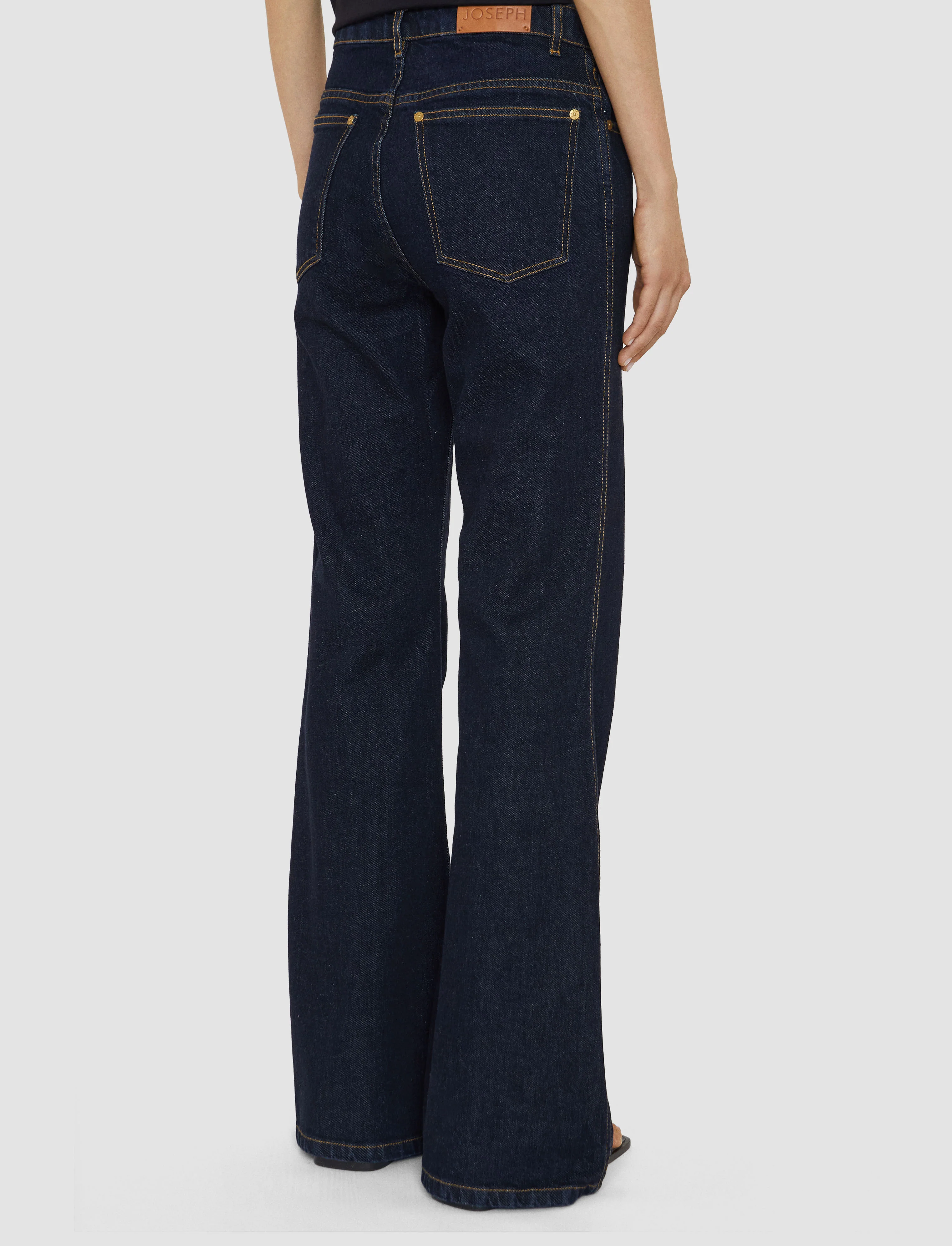 Denim Stretch Bond Trousers - Image 3