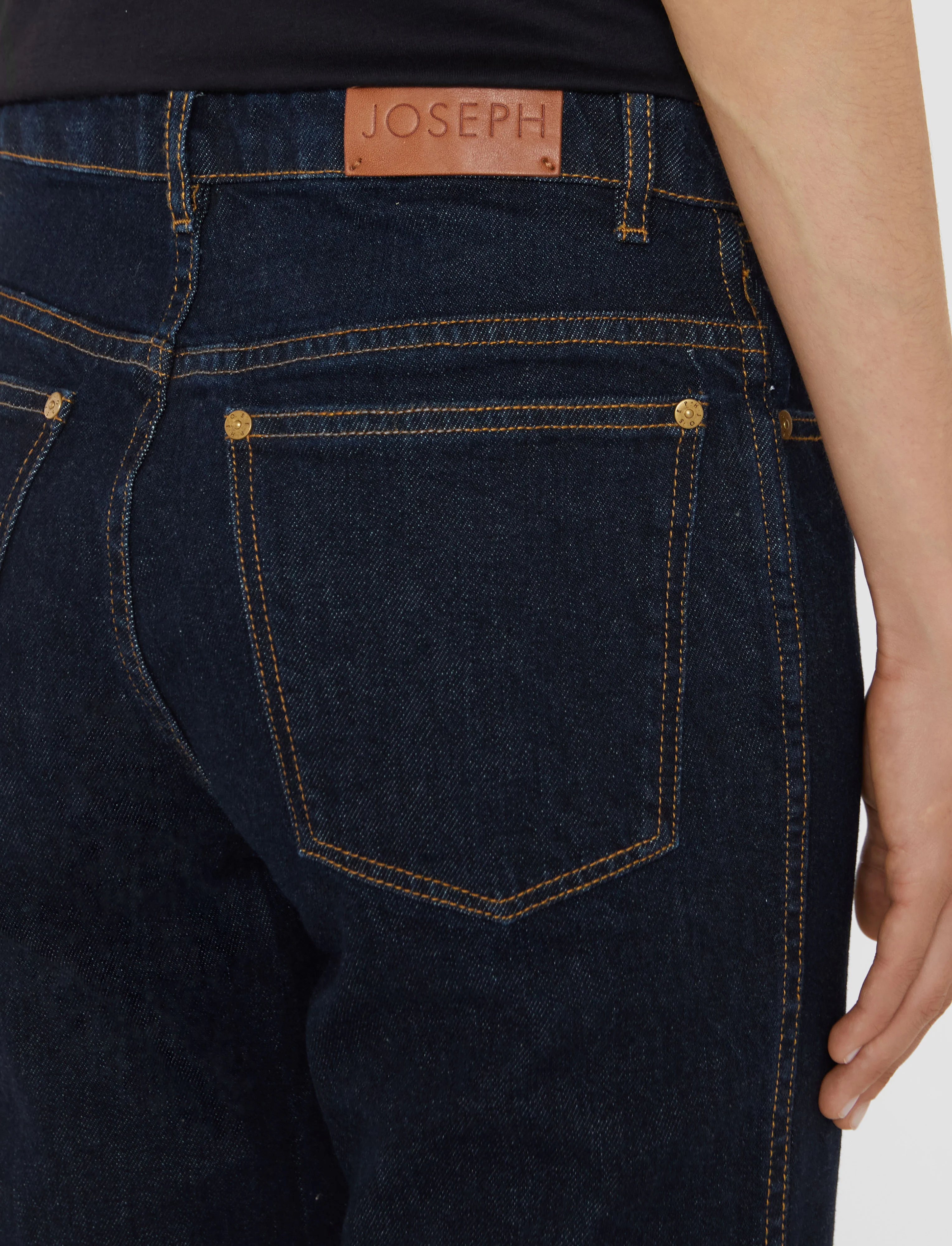 Denim Stretch Bond Trousers - Image 5