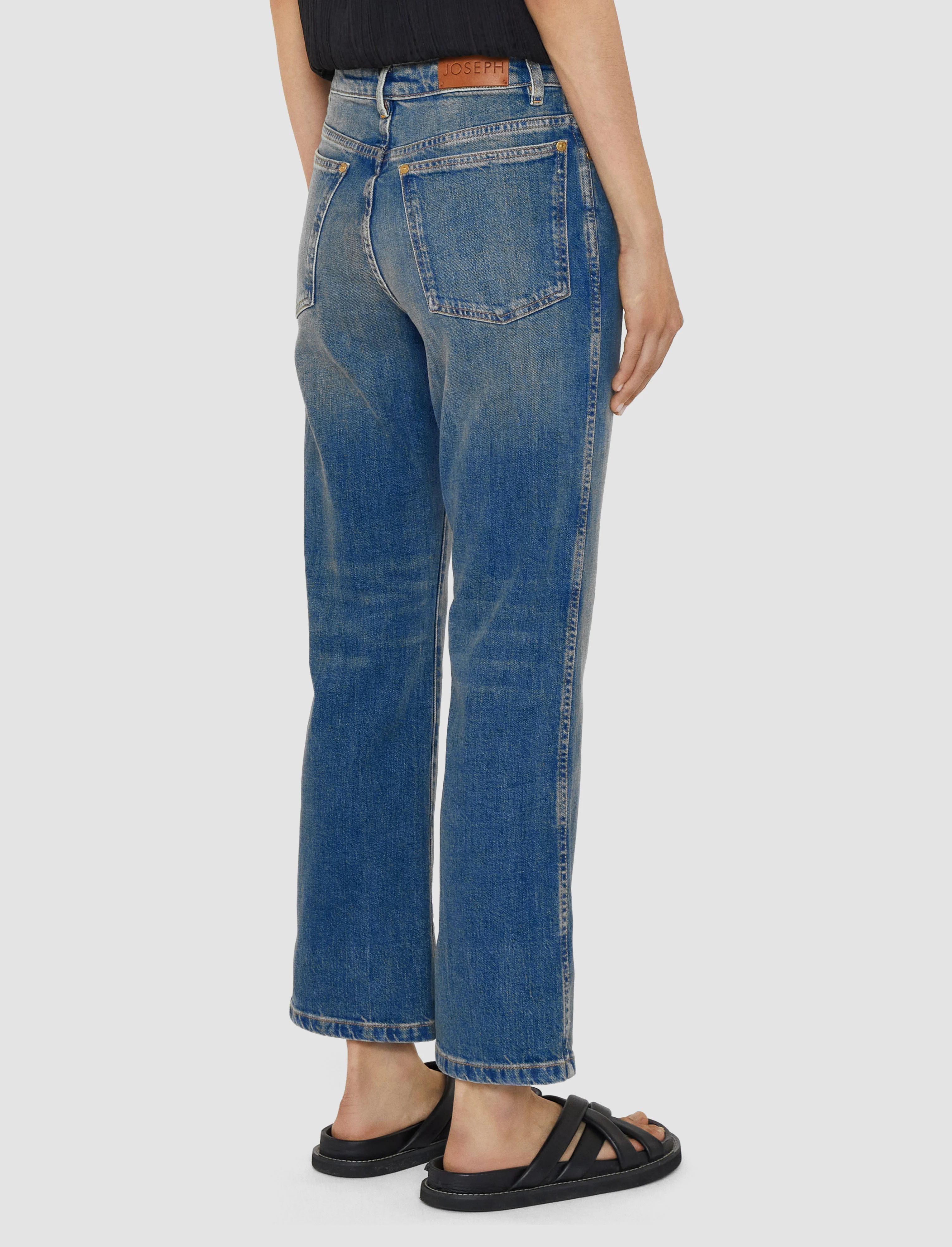 Denim Stretch Duke Trousers - Image 3
