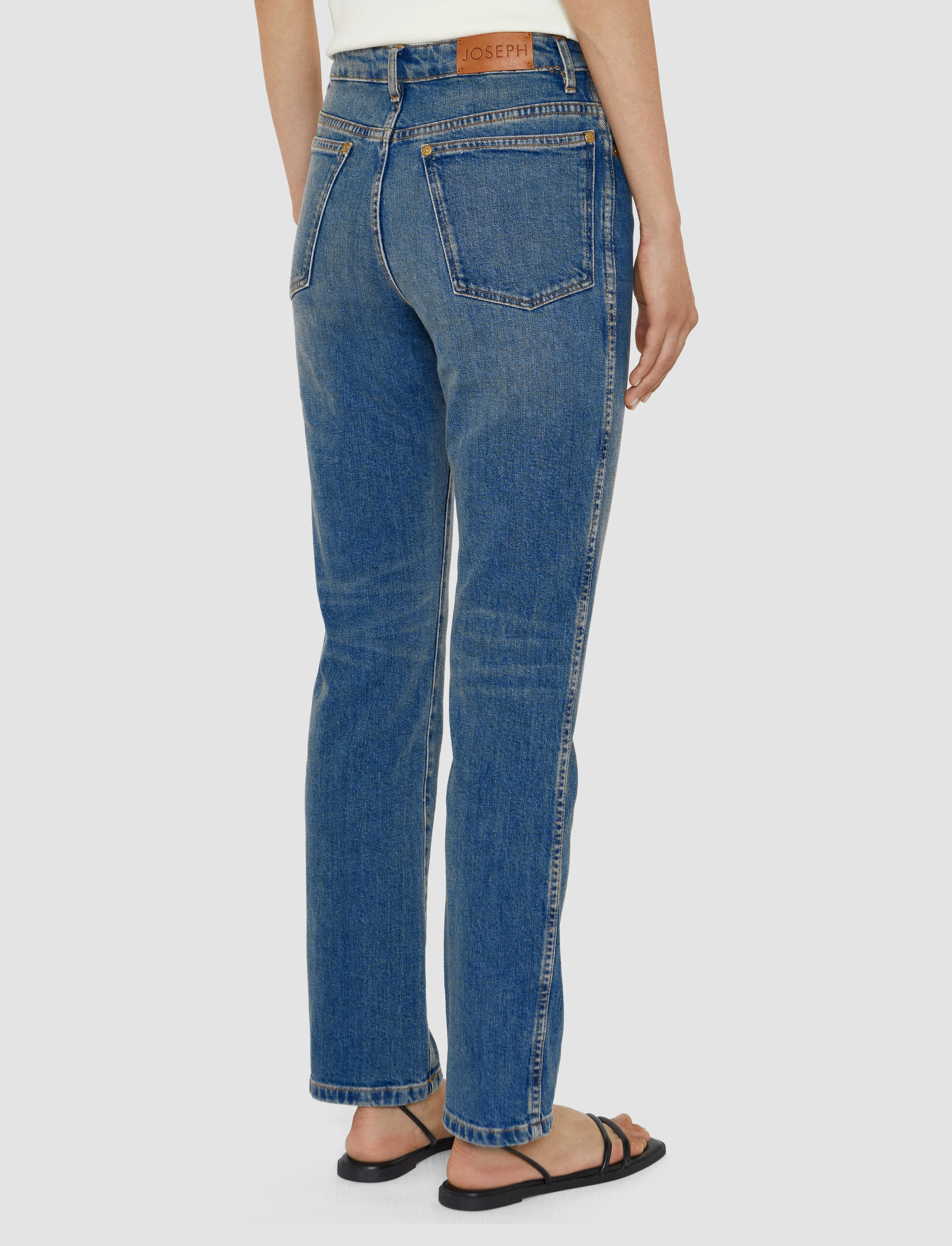 Denim Stretch York Trousers - Image 3