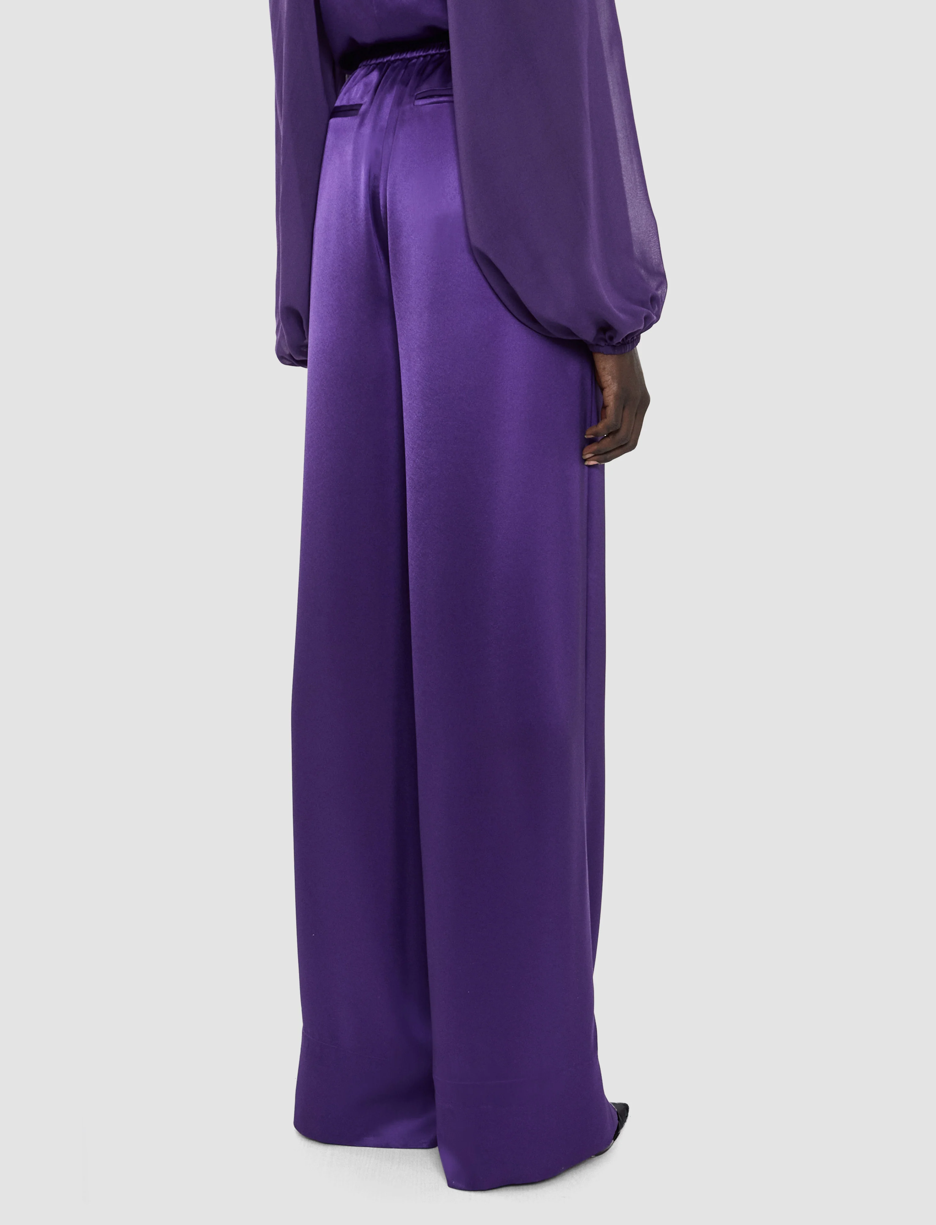 Dijon Double Satin Trousers - Image 3