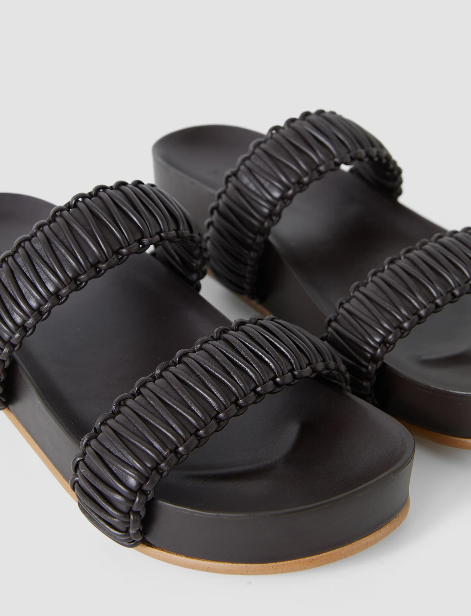 Isha Braided Leather Sandals - Image 4