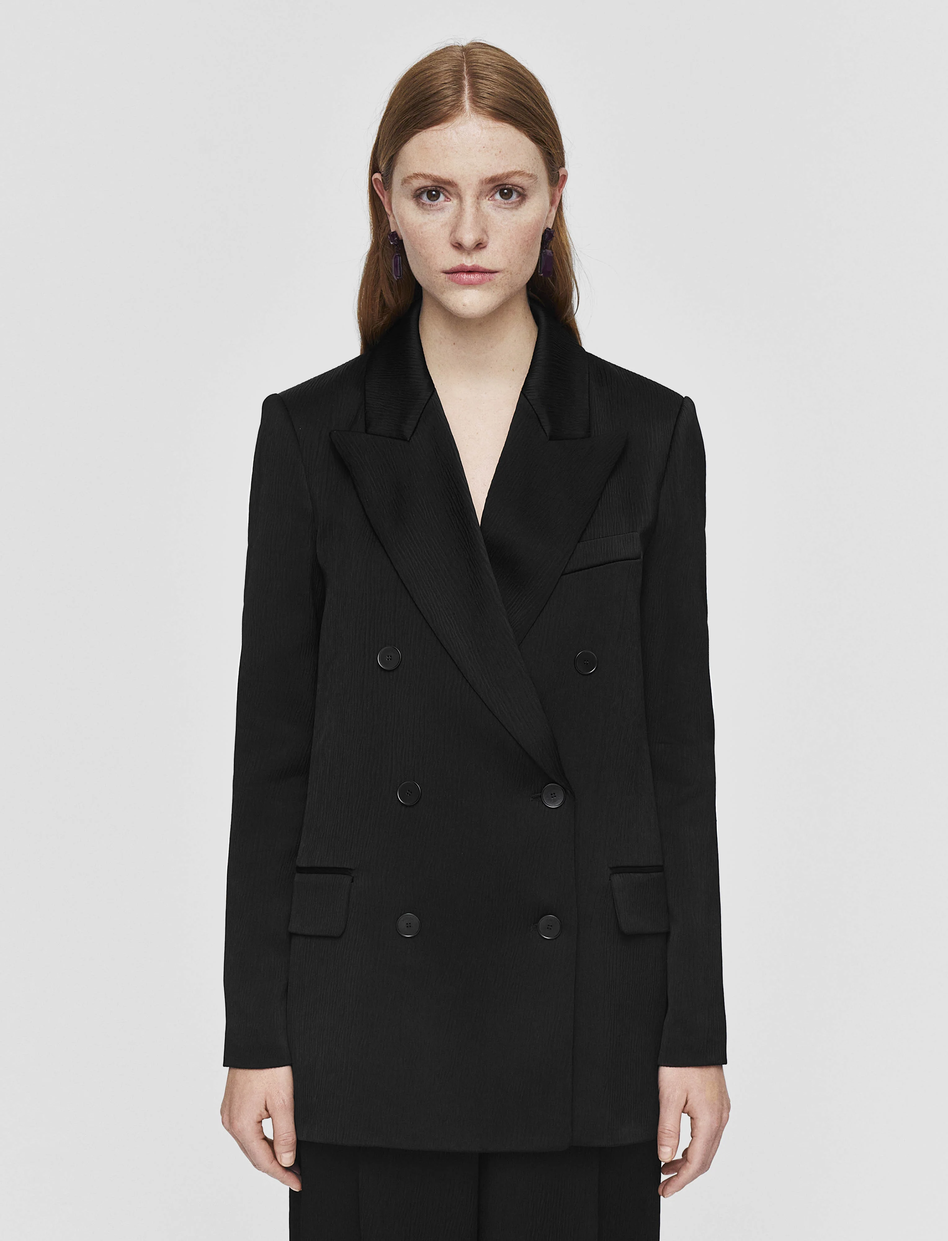 Joffrin Textured Viscose Jacket - Image 3