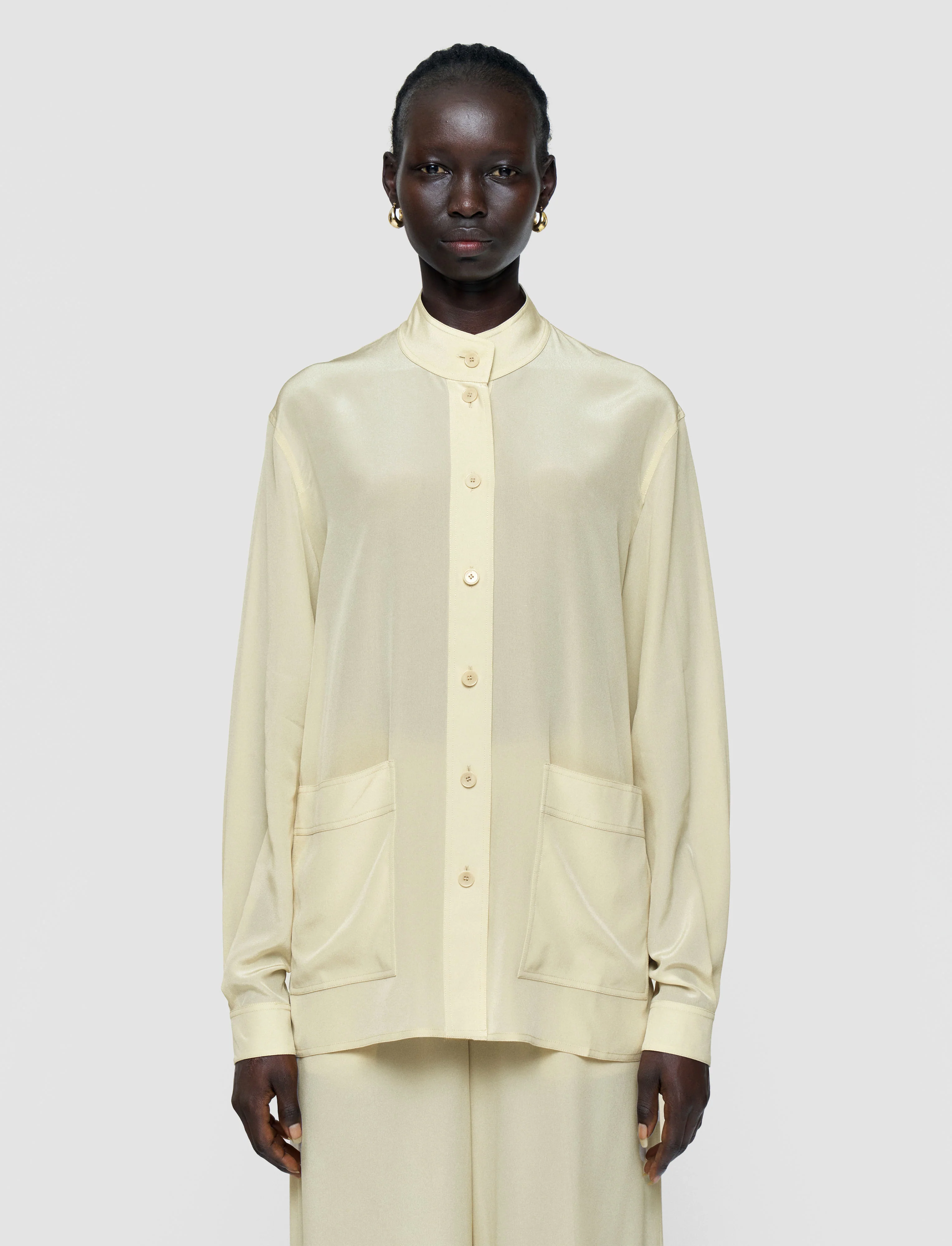 Lamy Crepe de Soie Silk Jacket - Image 3