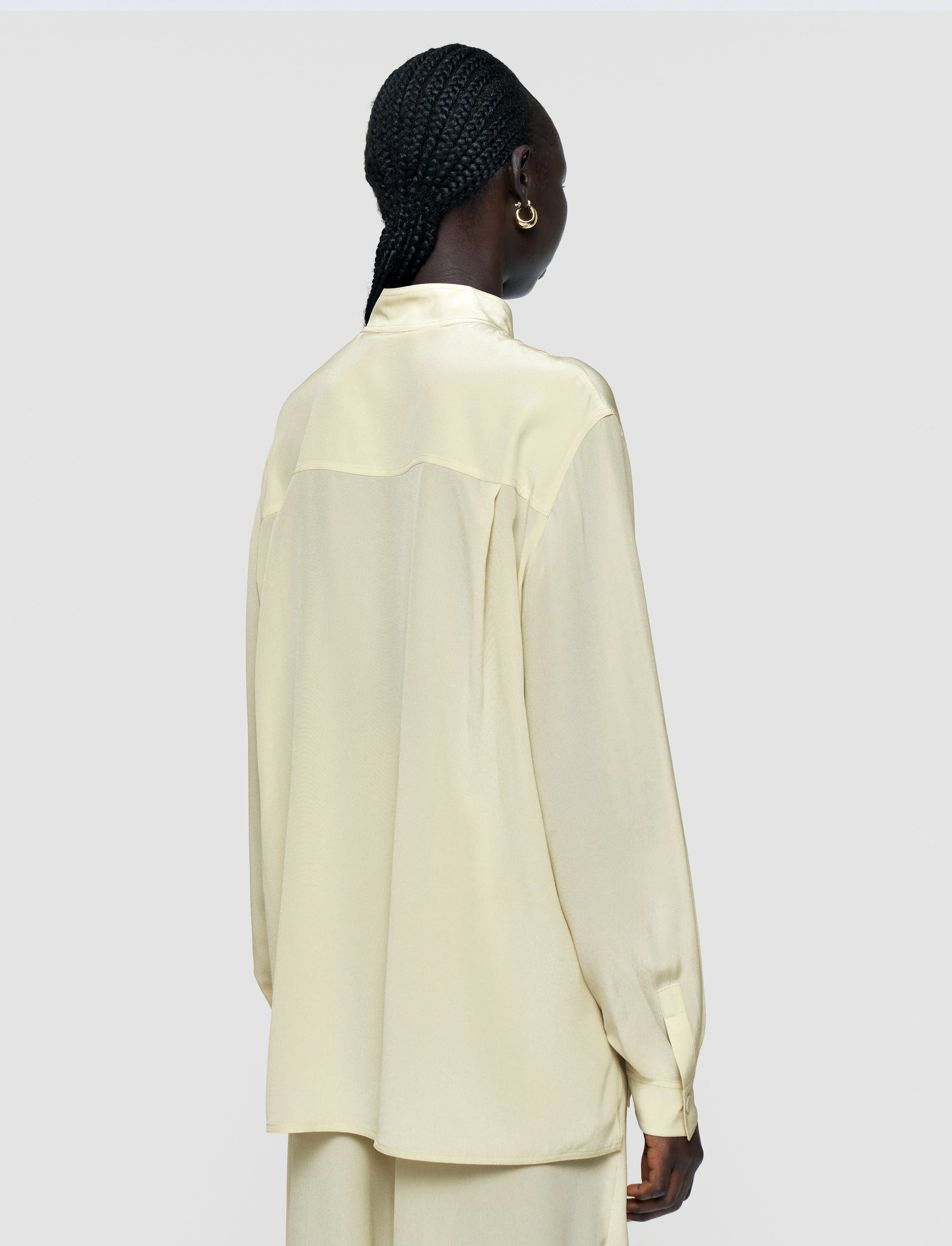 Lamy Crepe de Soie Silk Jacket - Image 4