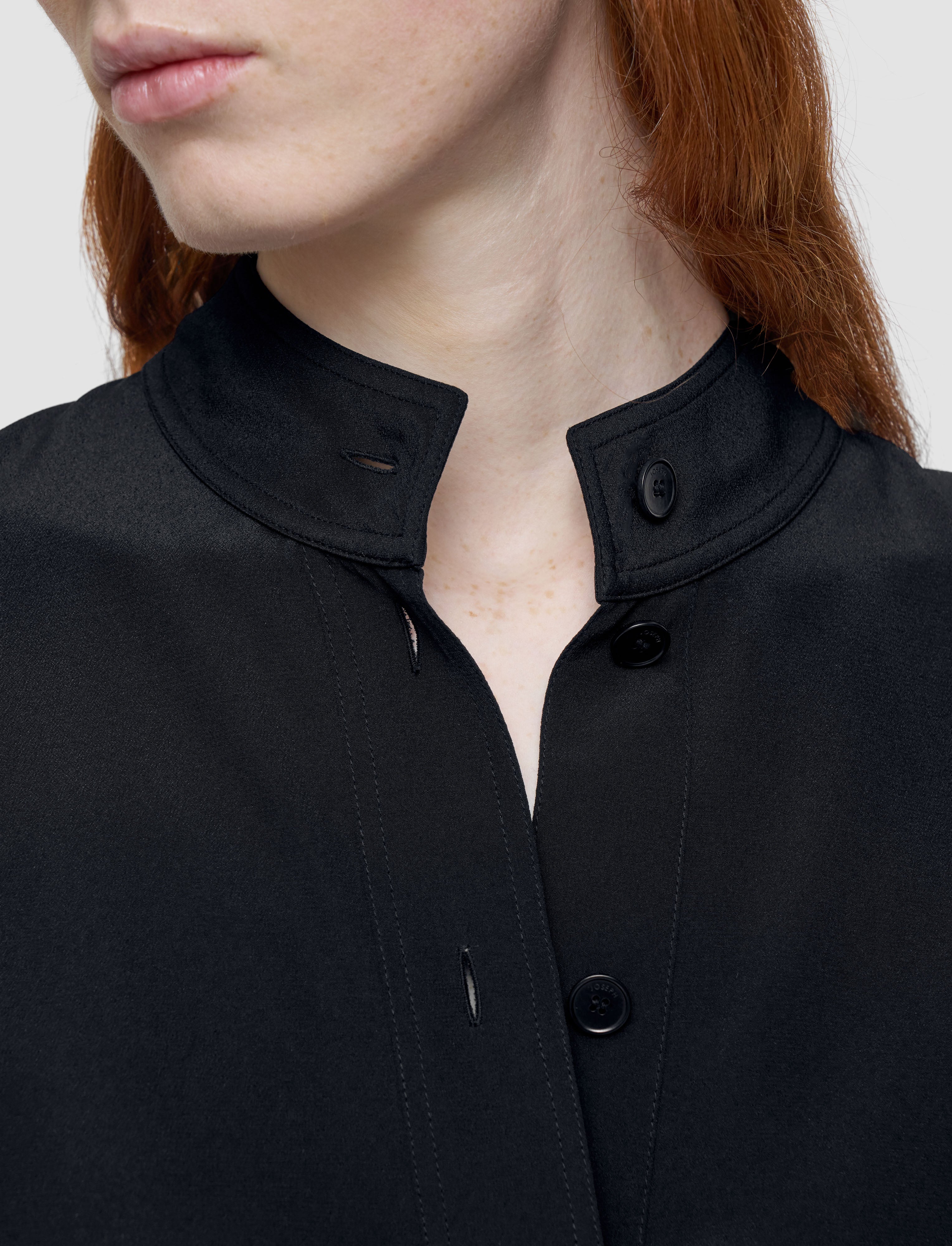Lamy Crepe de Soie Silk Jacket - Image 5