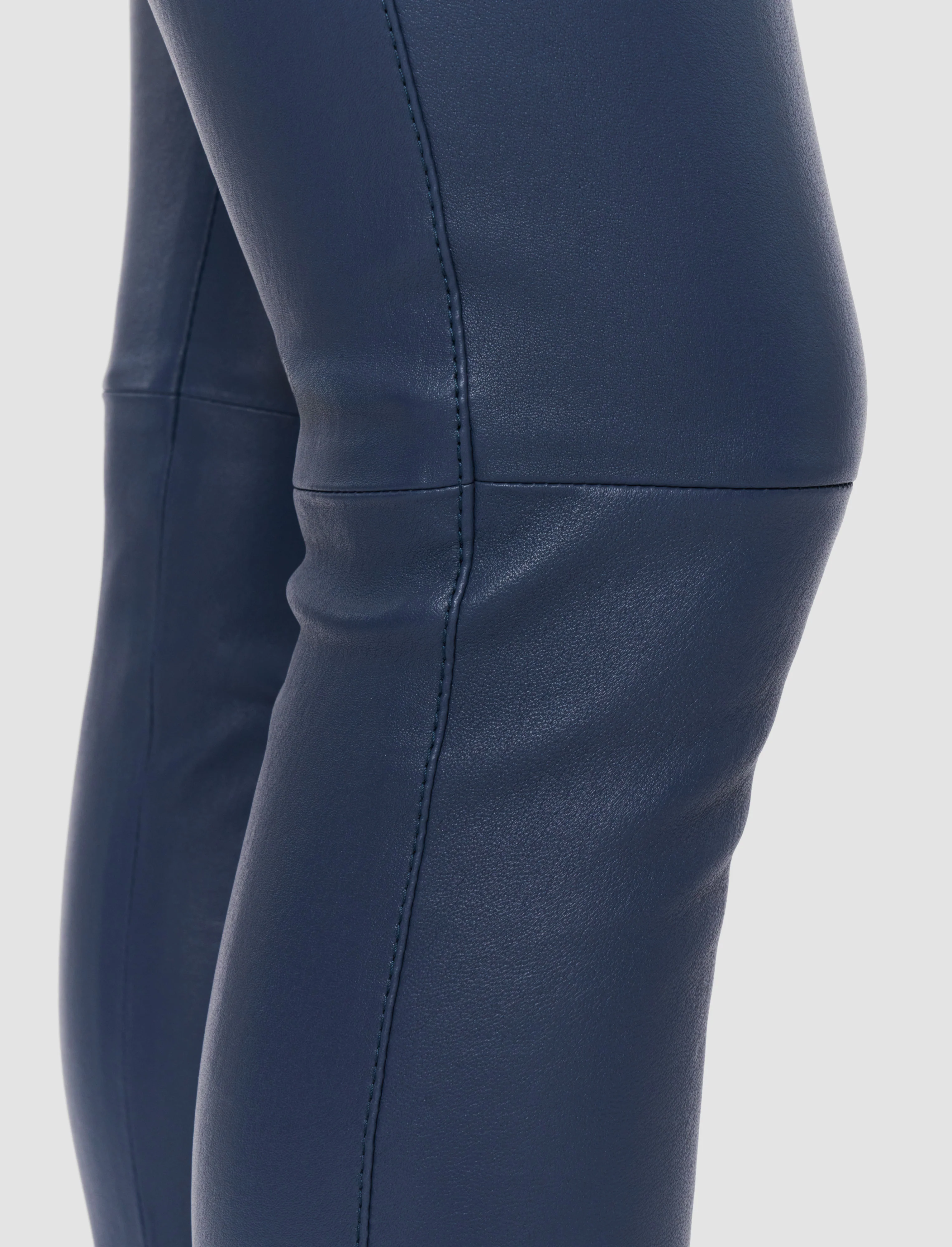 Leather Stretch Leggings - Image 5