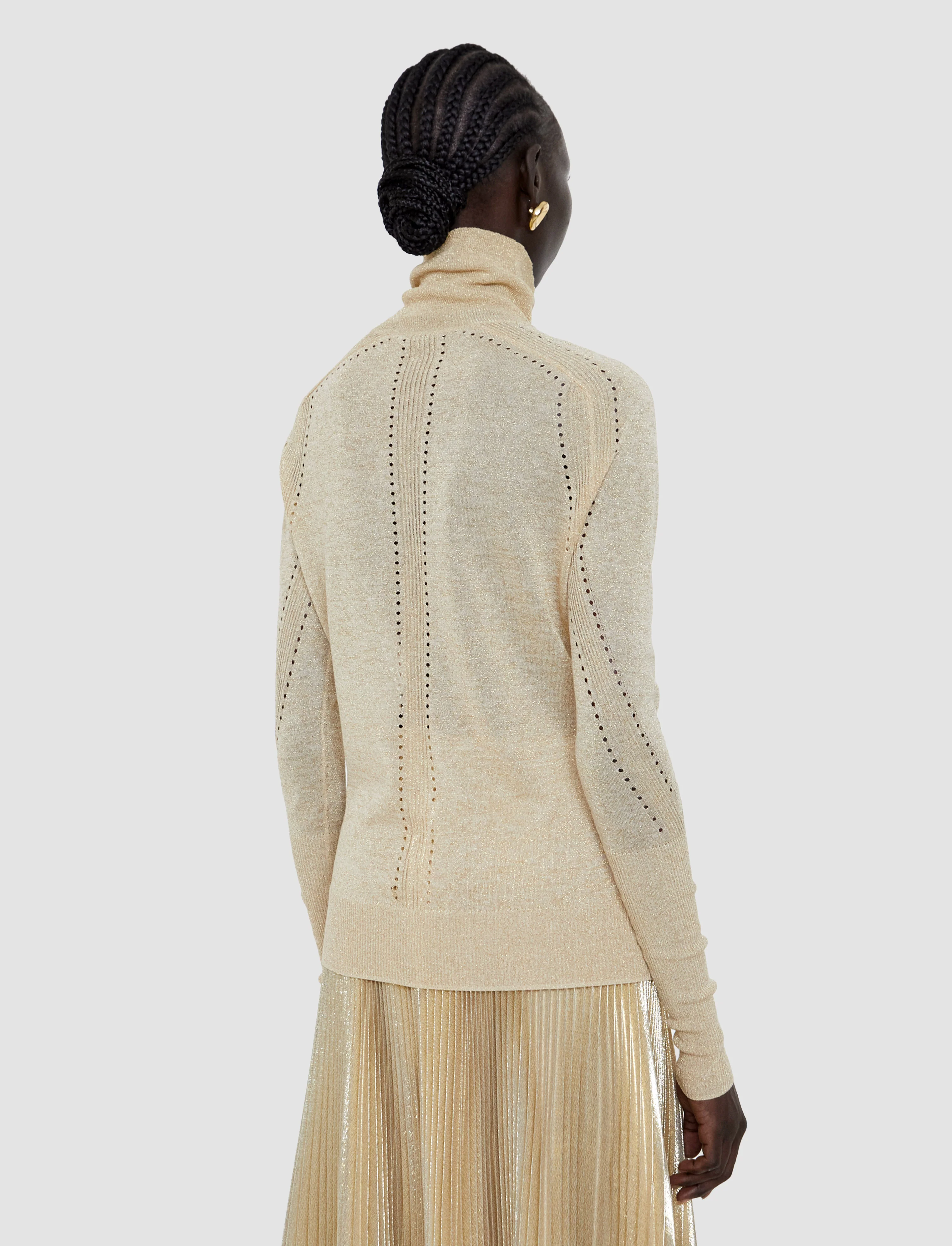 Leblanc Lurex Knit Jumper - Image 4