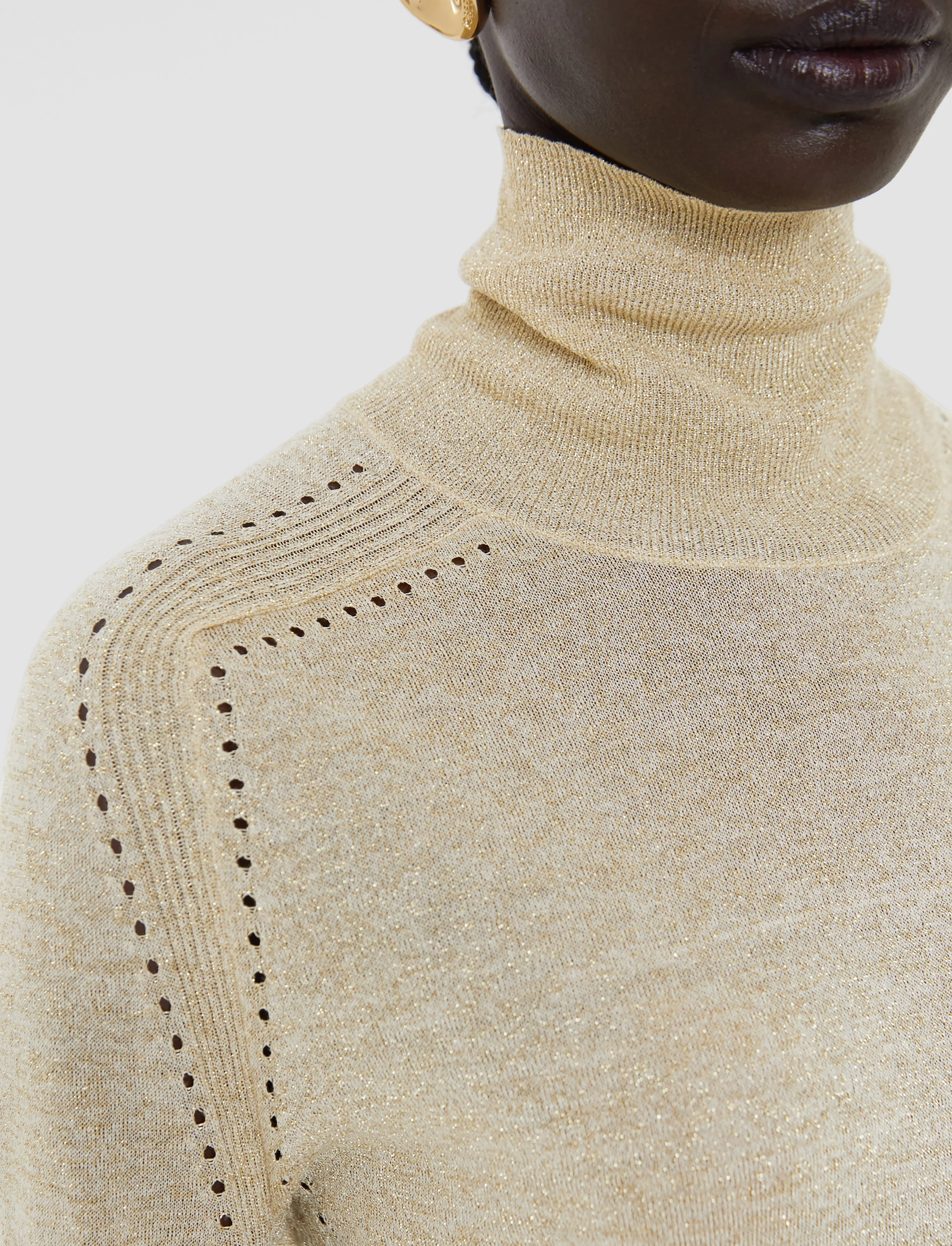 Leblanc Lurex Knit Jumper - Image 6