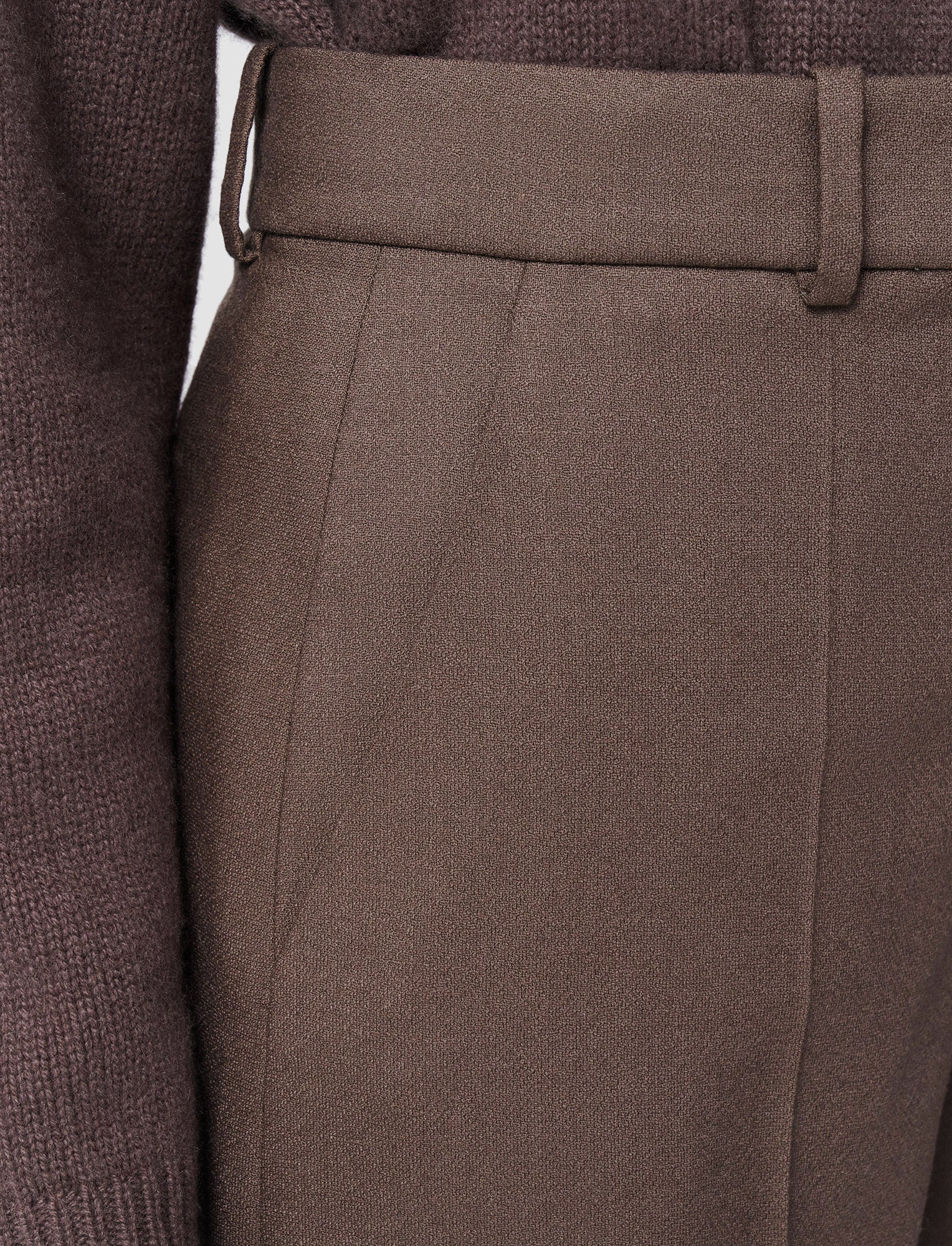 Light Wool Flannel Alana Trousers - Image 4