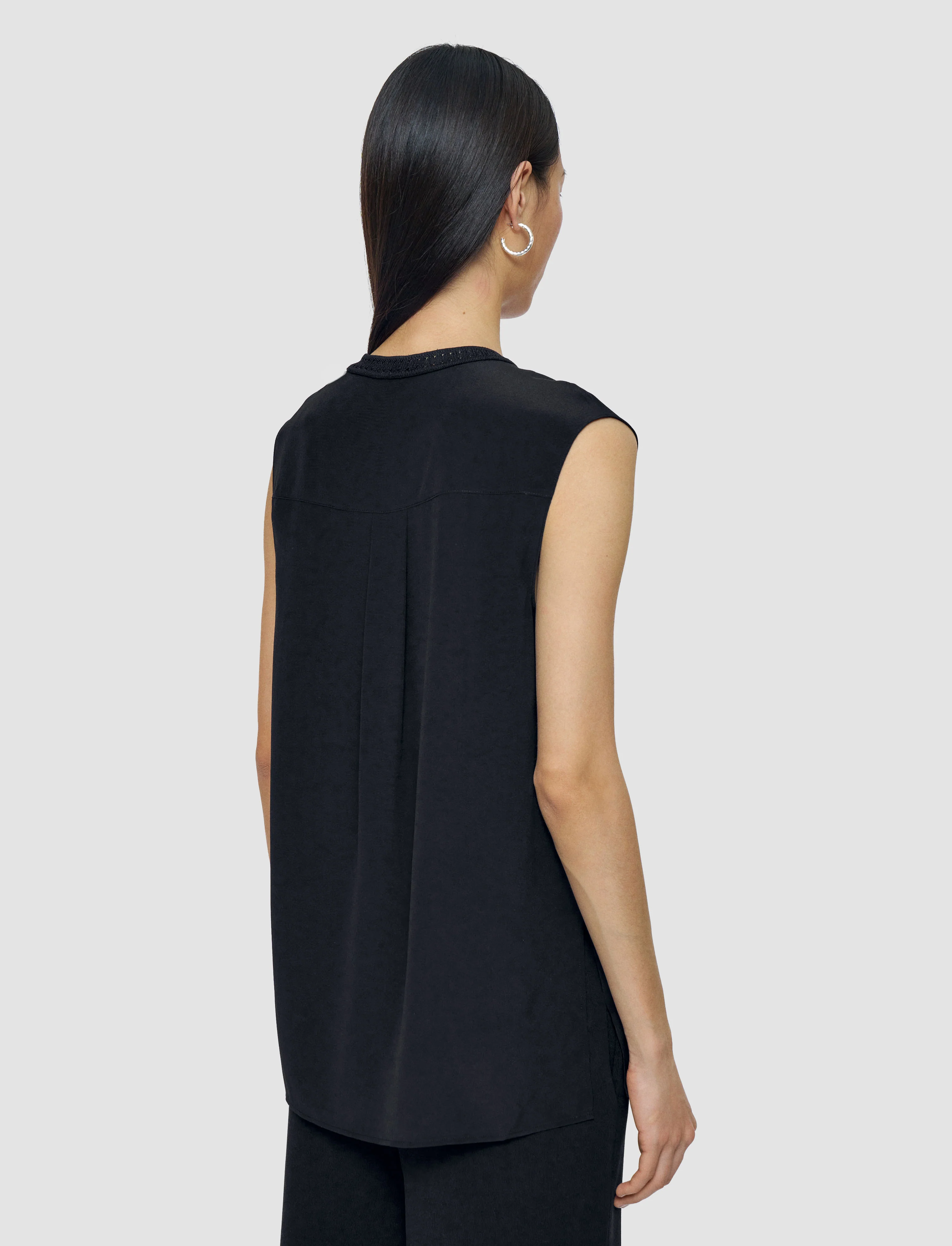 Louis Crepe de Soie Silk Blouse - Image 3