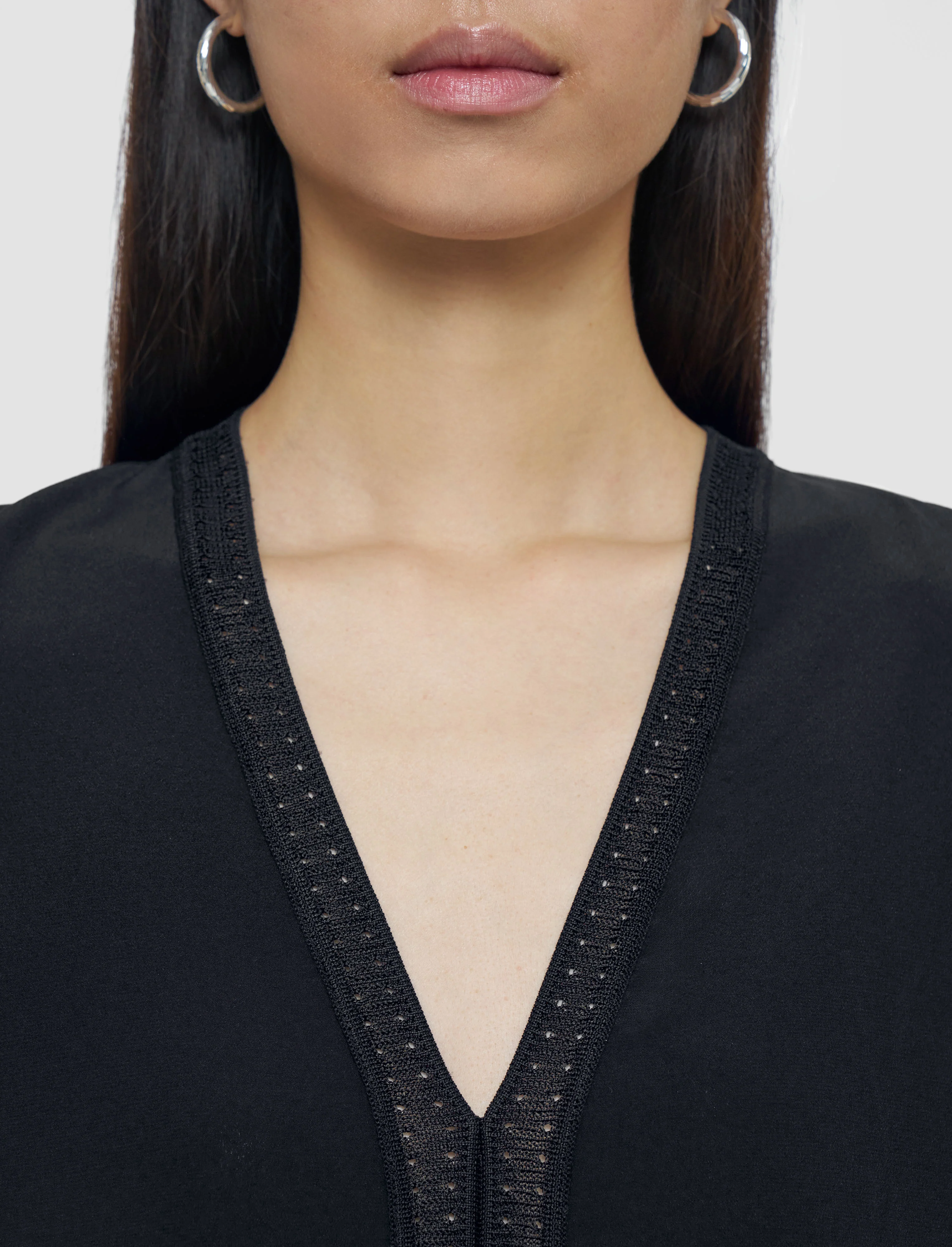 Louis Crepe de Soie Silk Blouse - Image 4