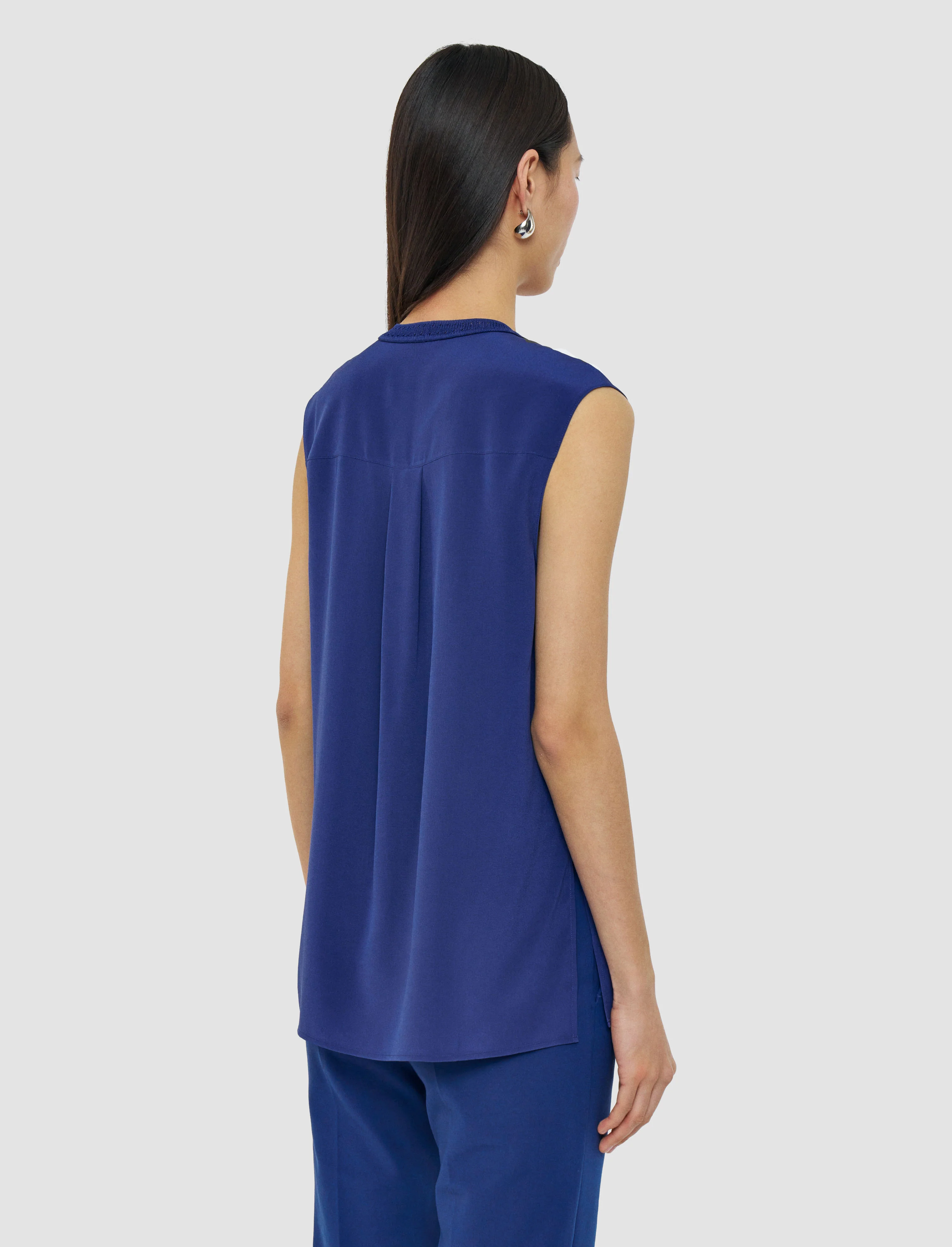 Louis Crepe de Soie Silk Blouse - Image 4