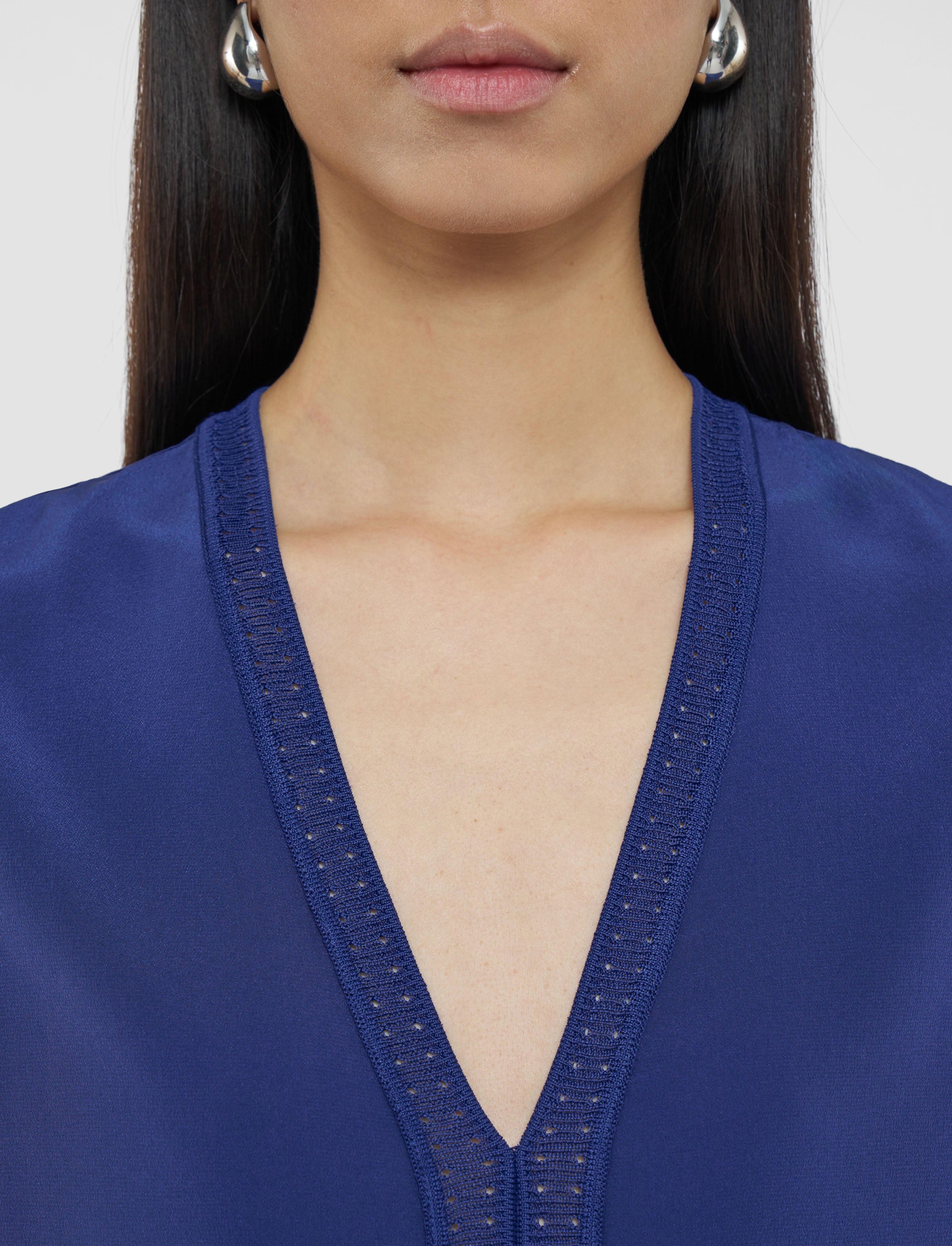 Louis Crepe de Soie Silk Blouse - Image 5