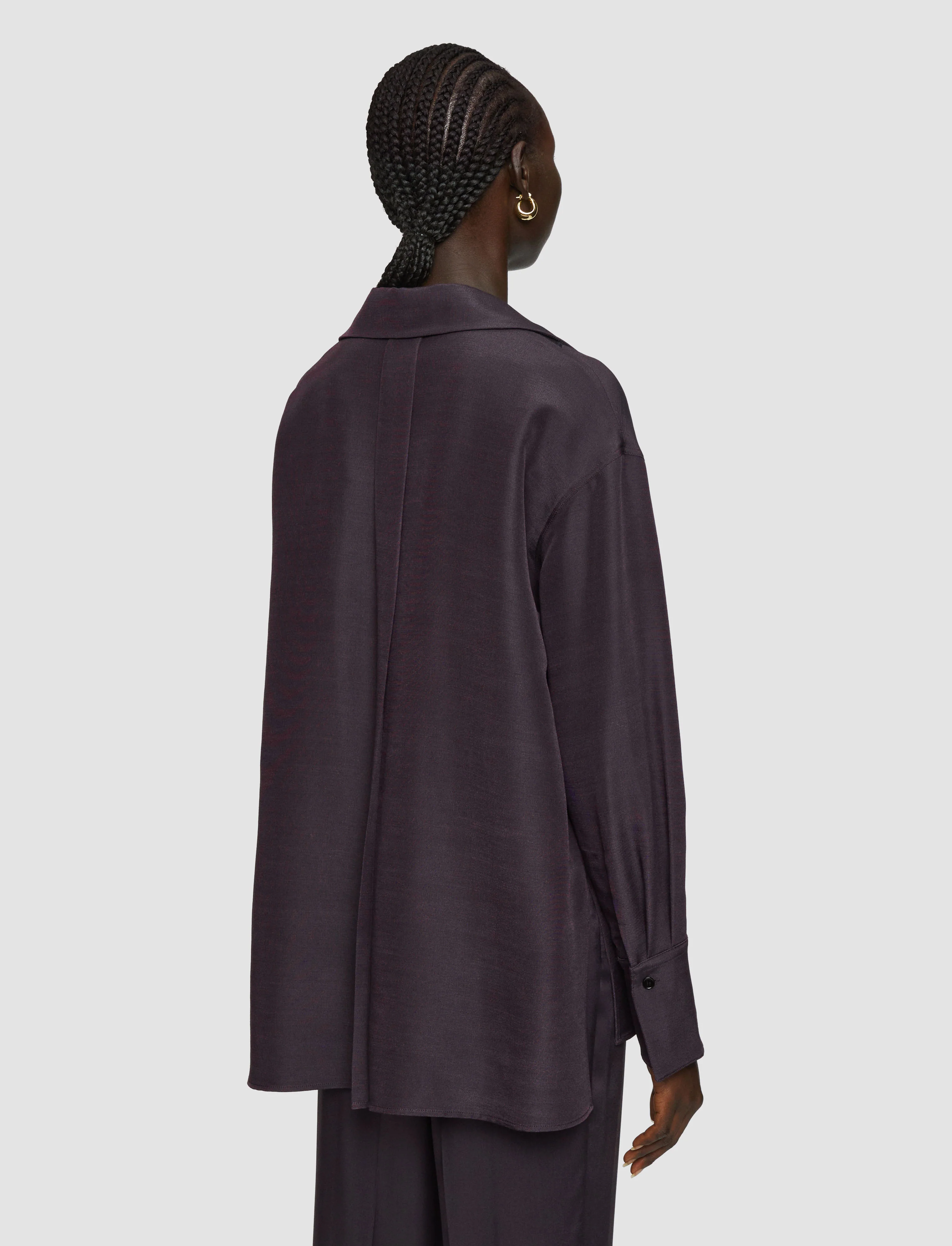 Madrid Evening Silk Blend Lace Blouse - Image 4