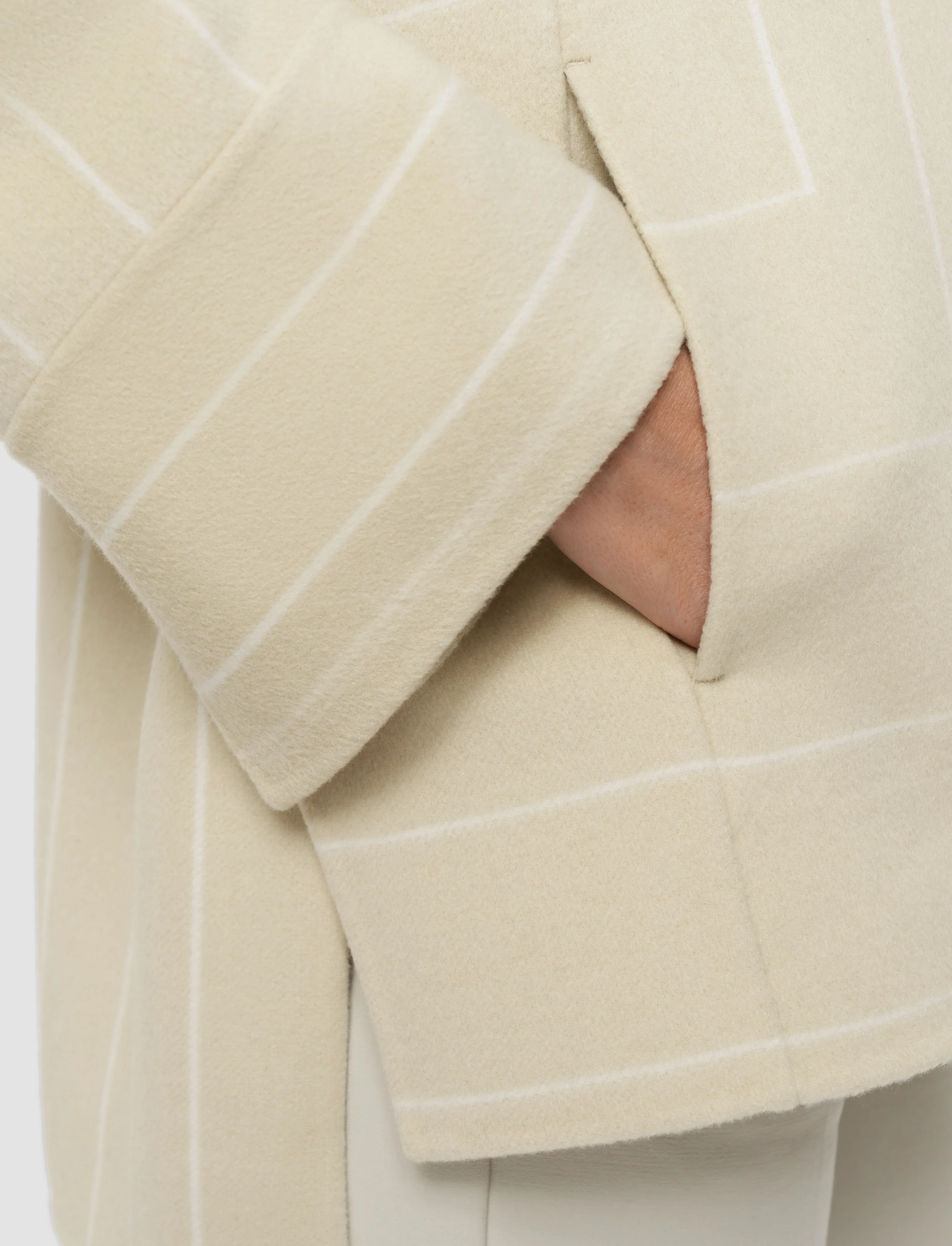 Molitor Geometric Double Face Wool Coat - Image 5