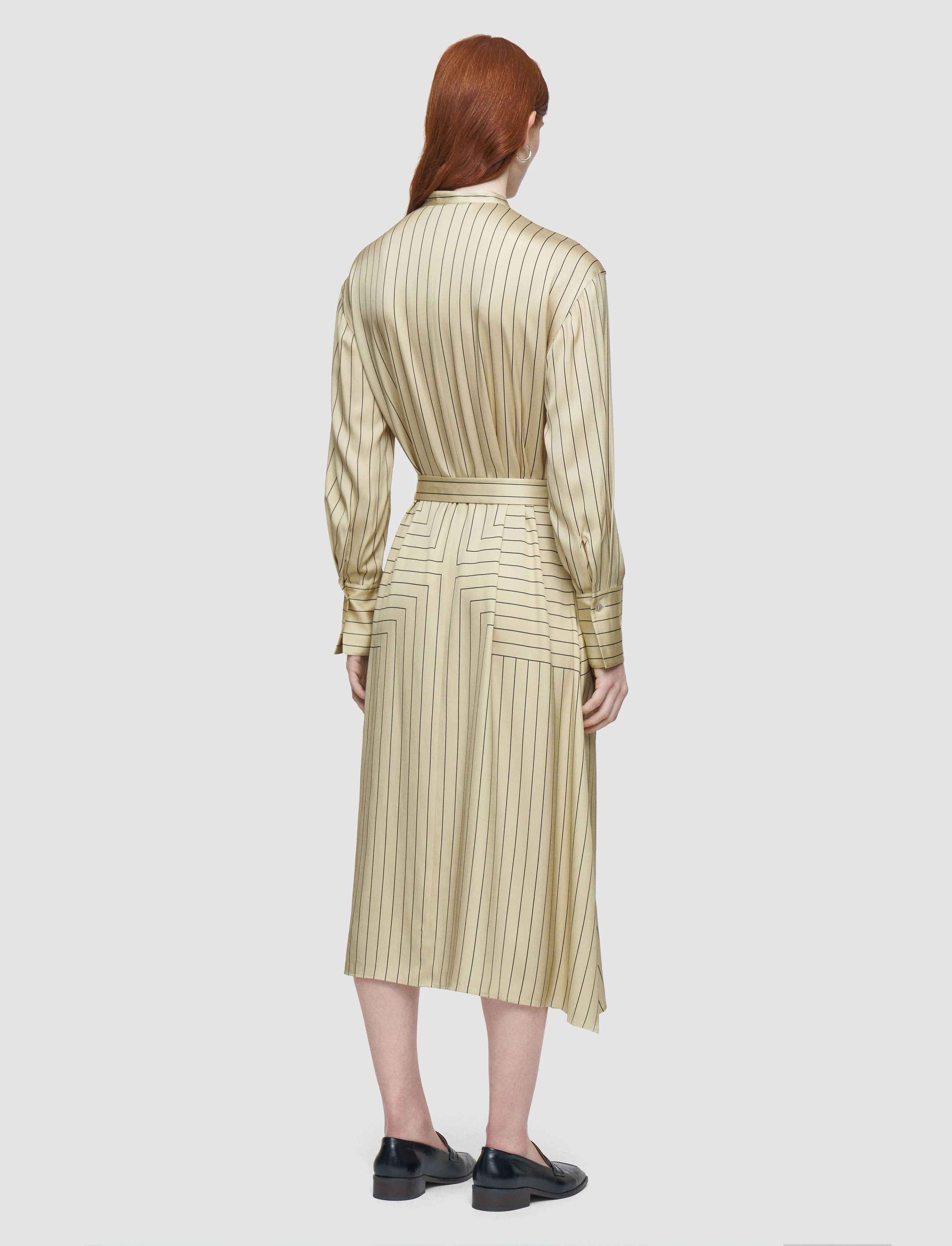 Orlana Geometric Print Silk Dress - Image 4