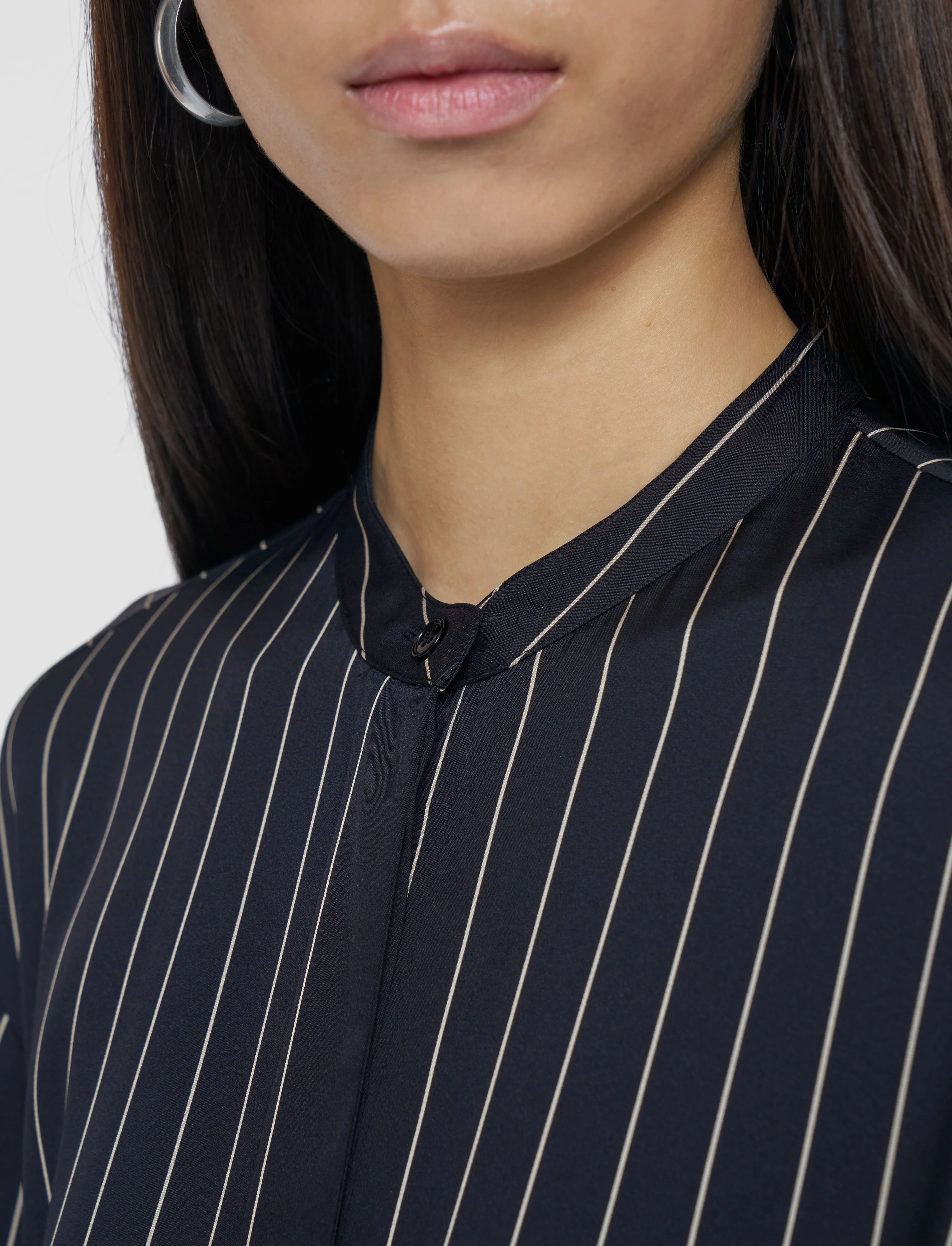 Orlana Geometric Print Silk Dress - Image 5