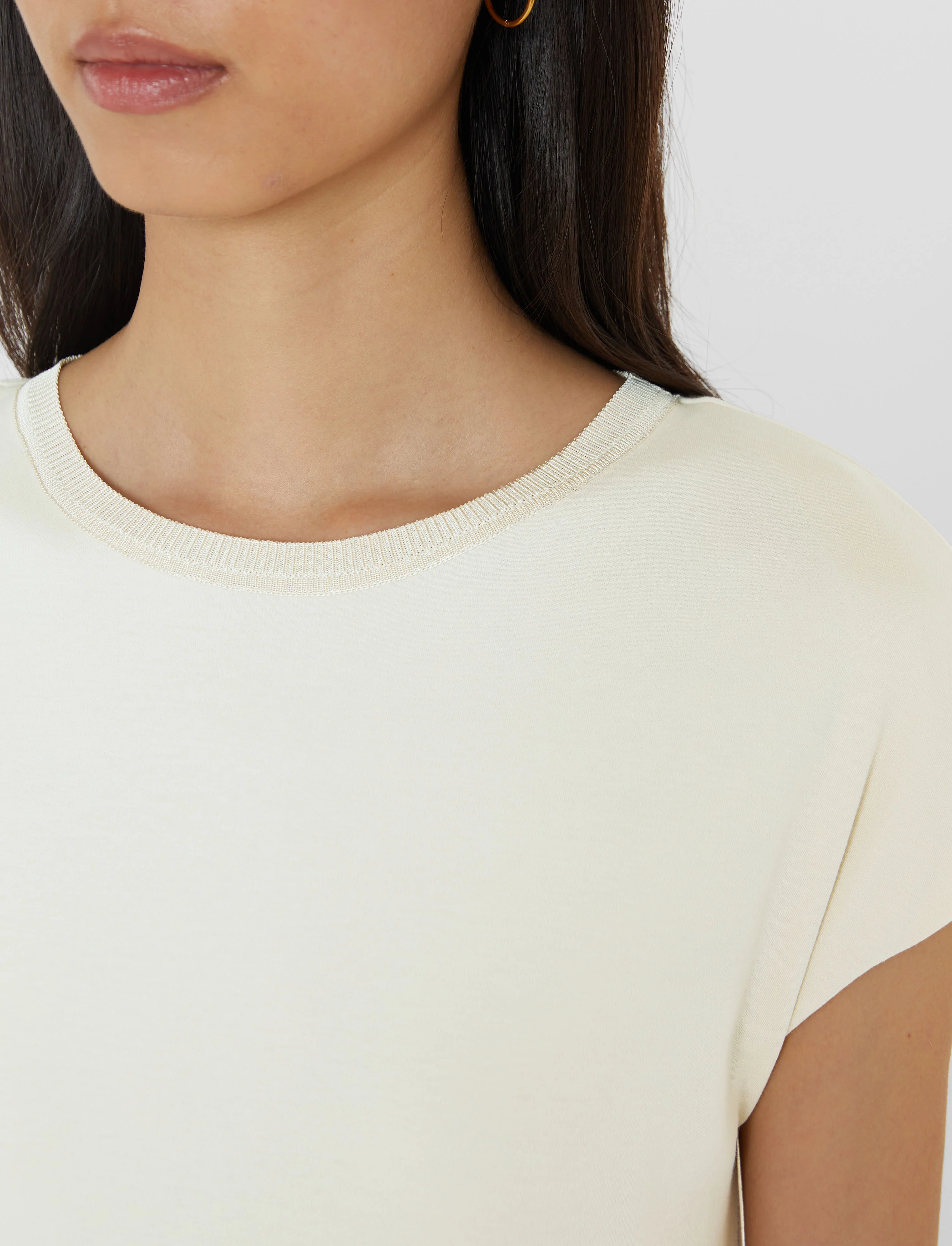 Cotton Poplin Jersey Dress - Image 4