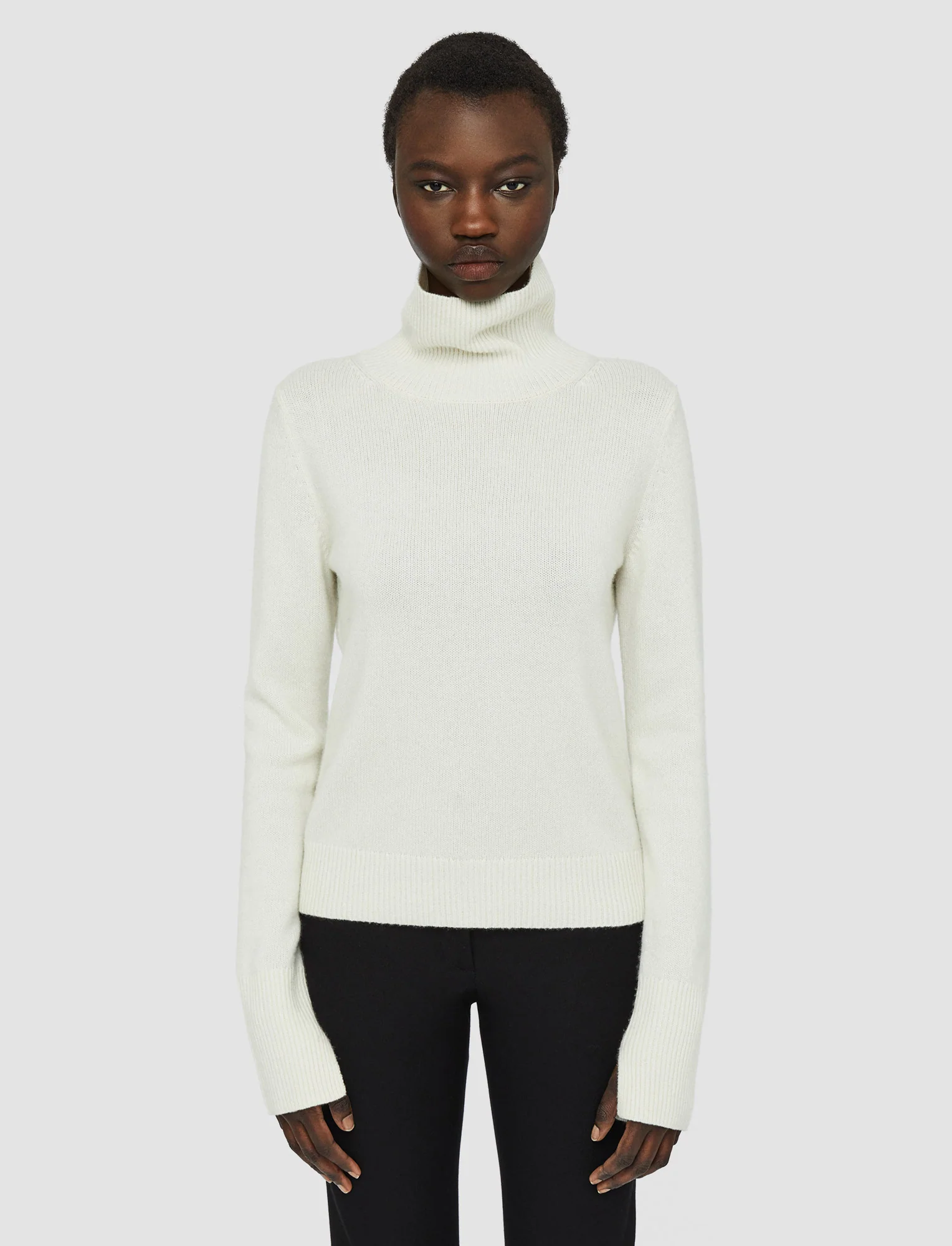 Pure Cashmere High Neck Jumper - Image 3