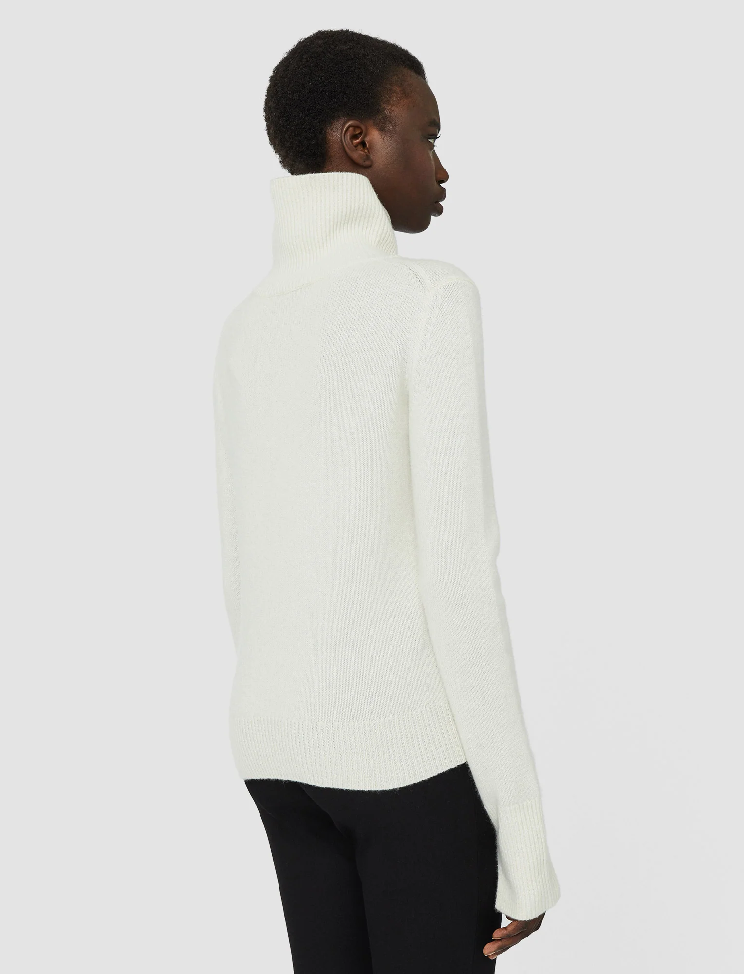 Pure Cashmere High Neck Jumper - Image 4