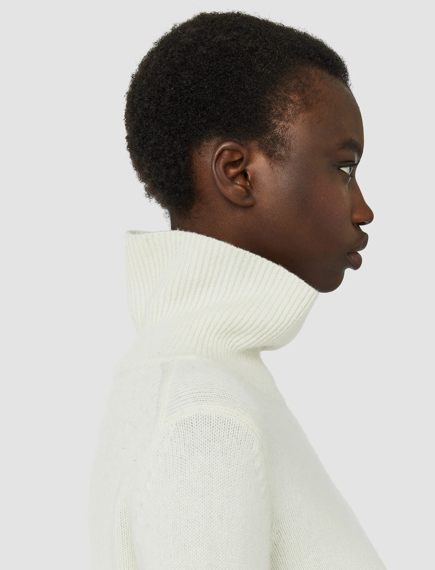 Pure Cashmere High Neck Jumper - Image 5