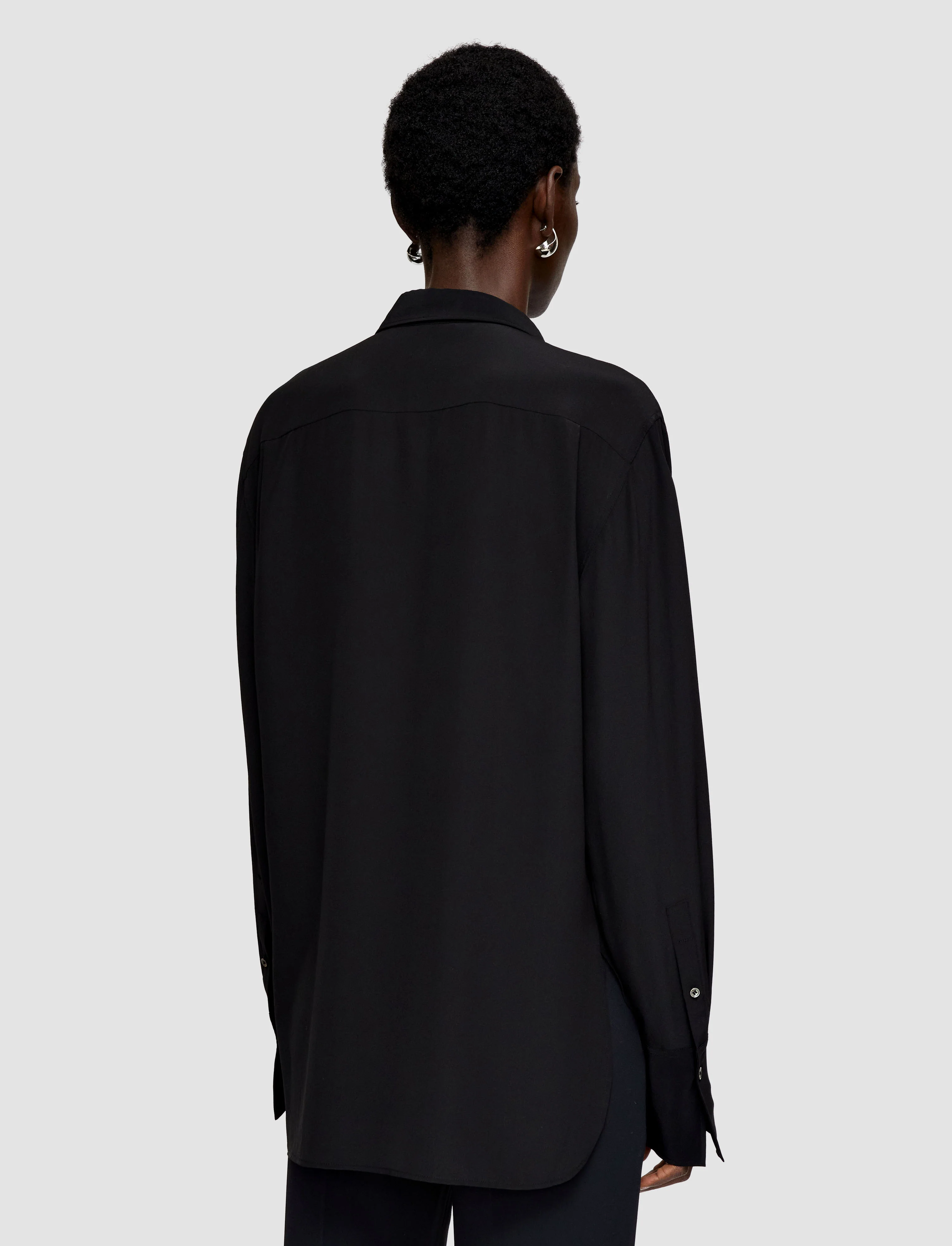 Joe Silk Crepe de Chine Blouse - Image 4