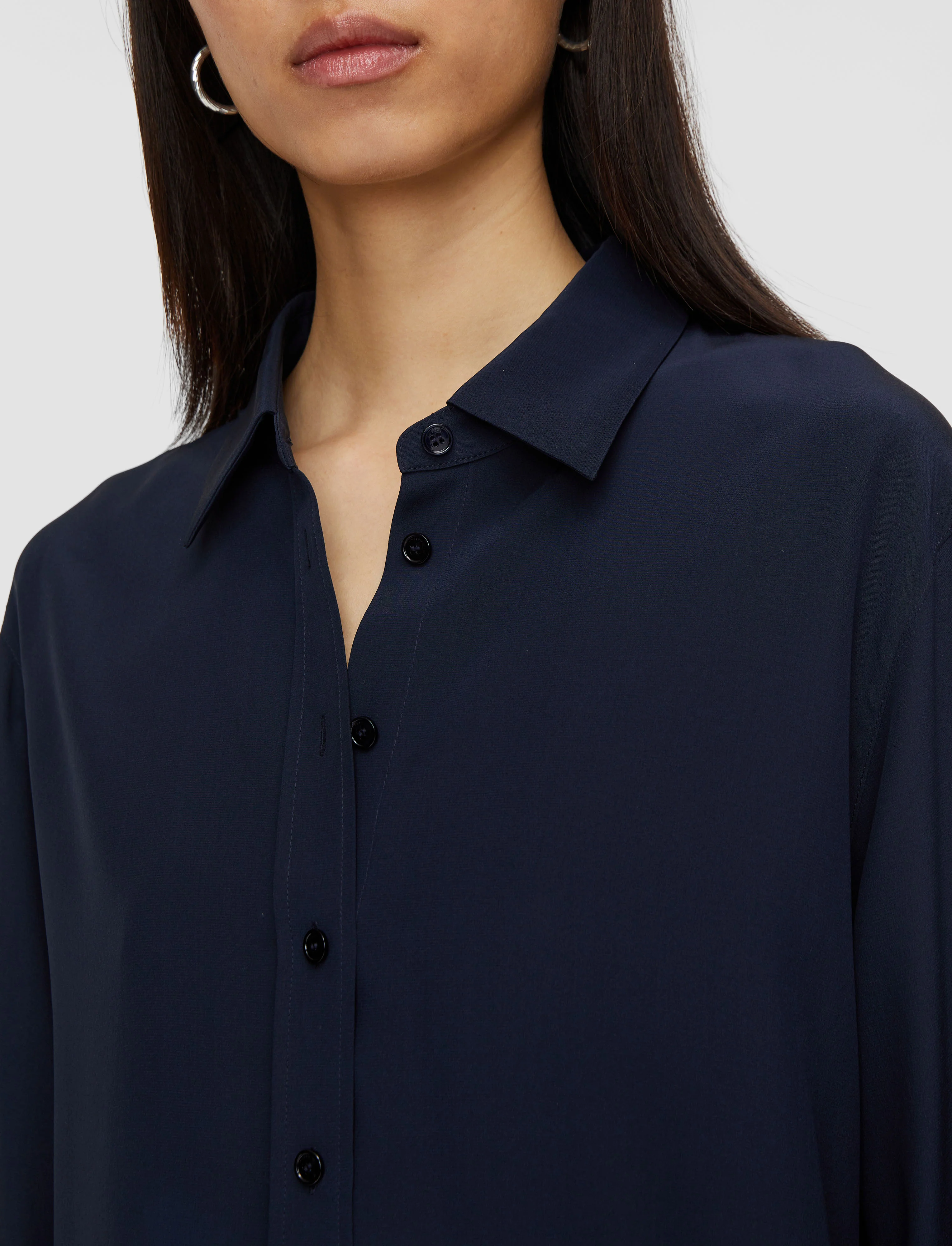 Joe Silk Crepe de Chine Blouse - Image 5