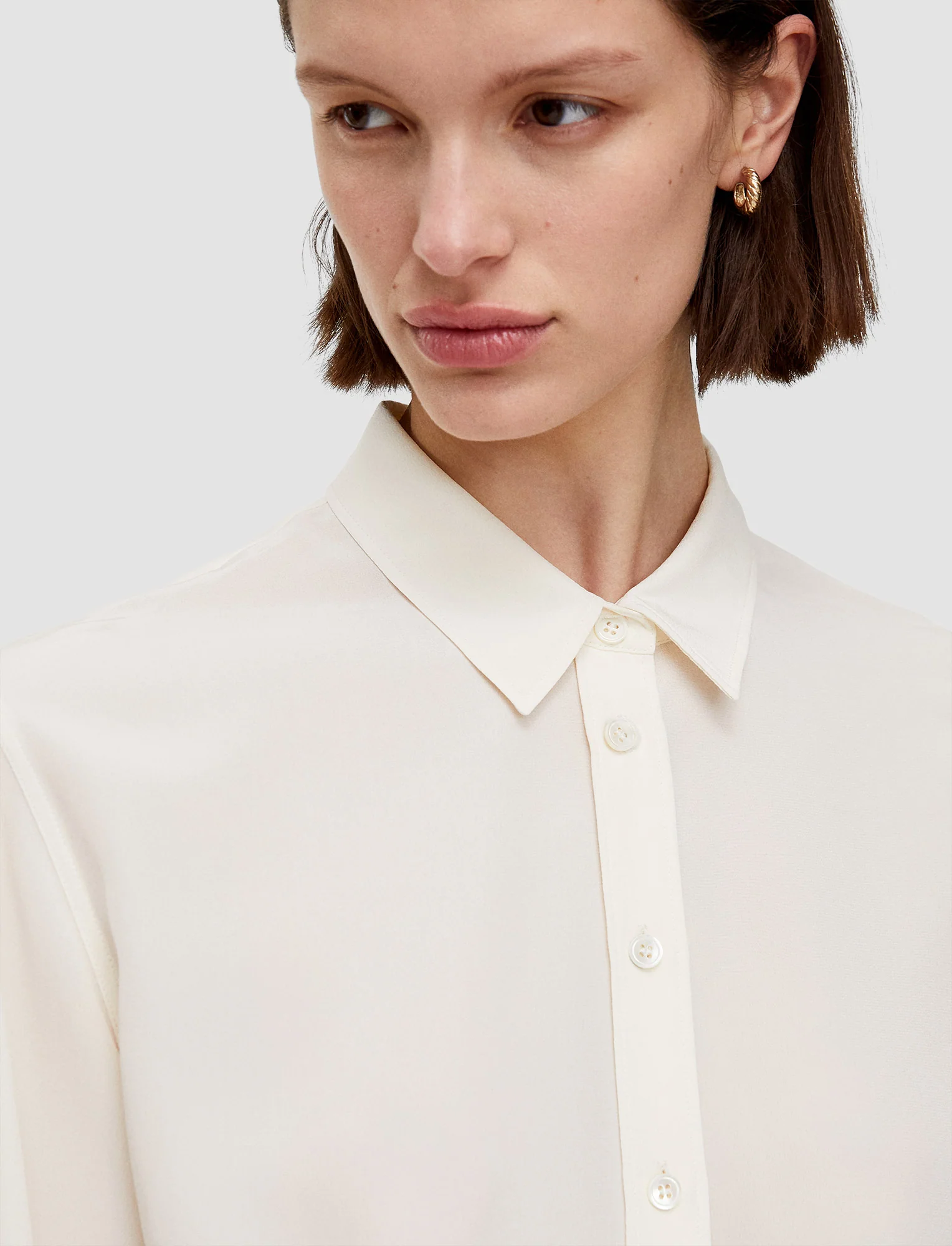 Joe Silk Crepe de Chine Blouse - Image 4