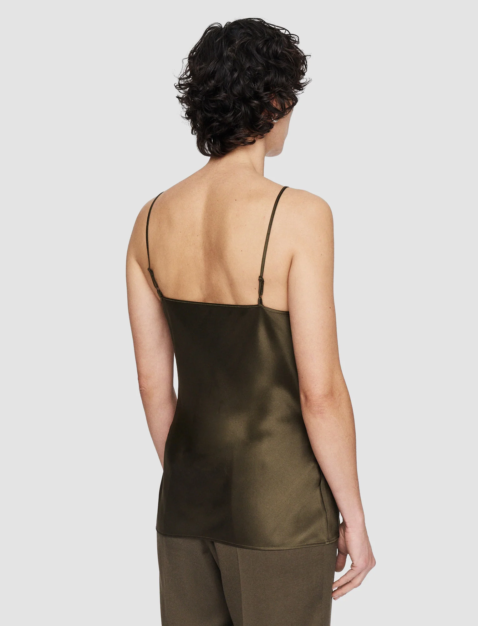 Clea Silk Satin Camisole - Image 3