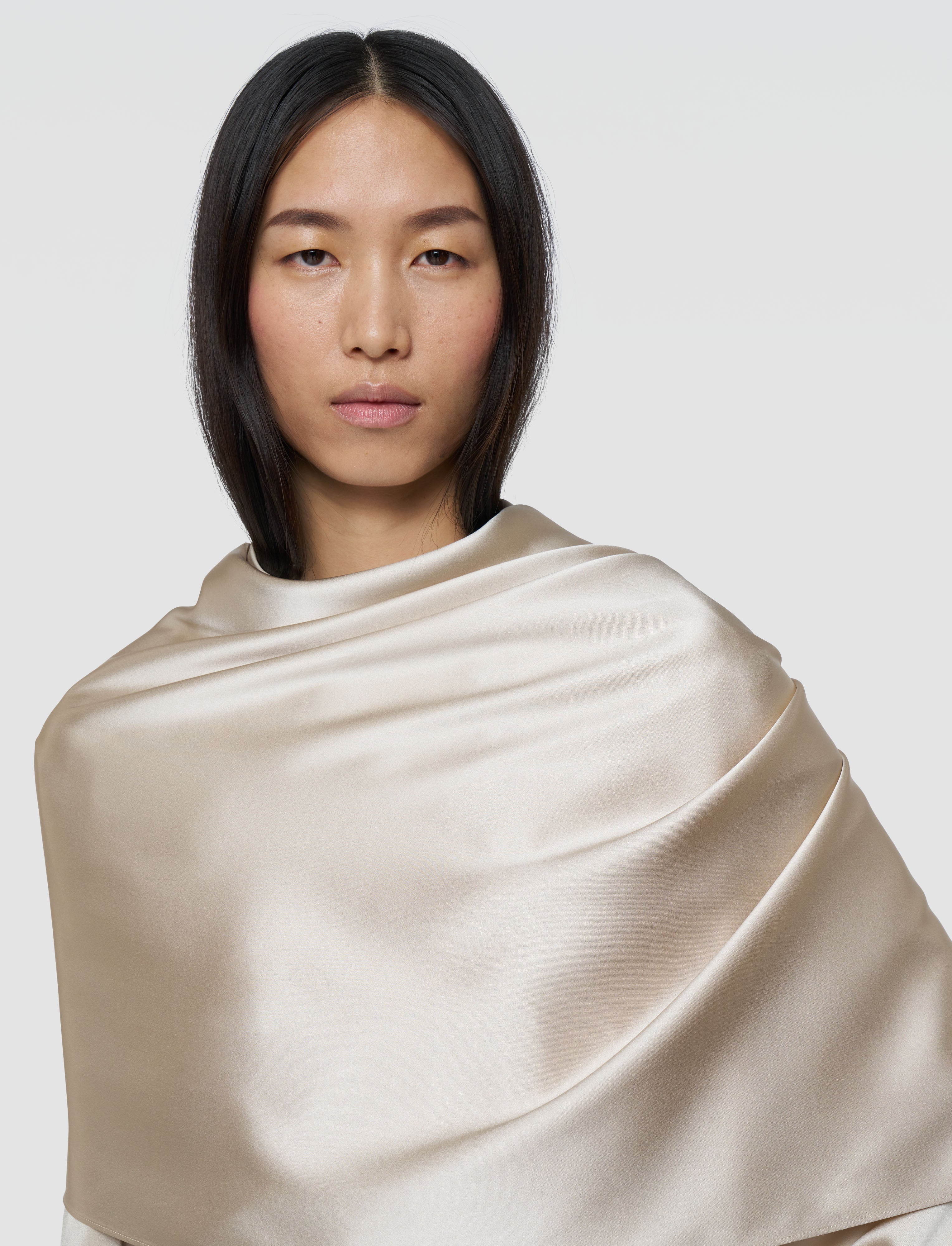 Silk Satin Scarf - Image 3