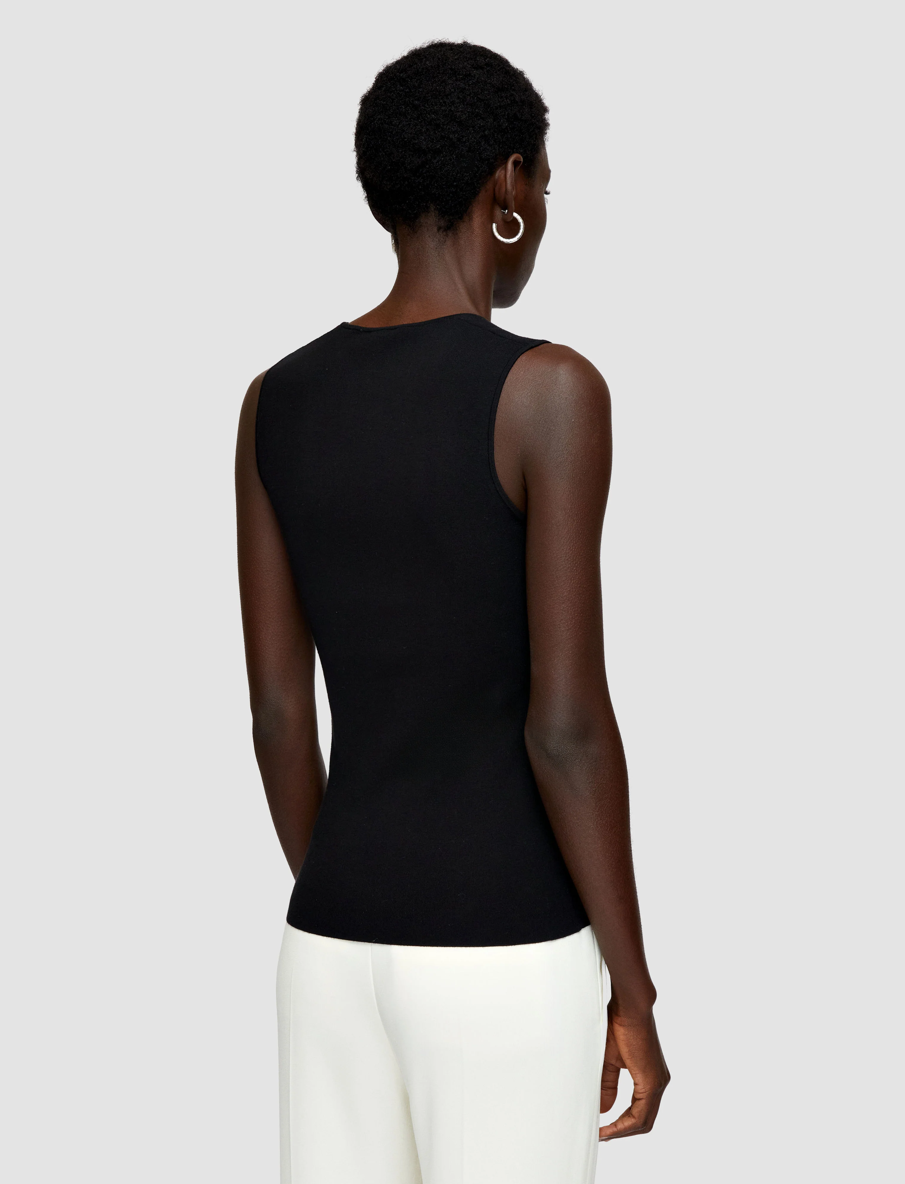 Silk Stretch Tank Top - Image 4