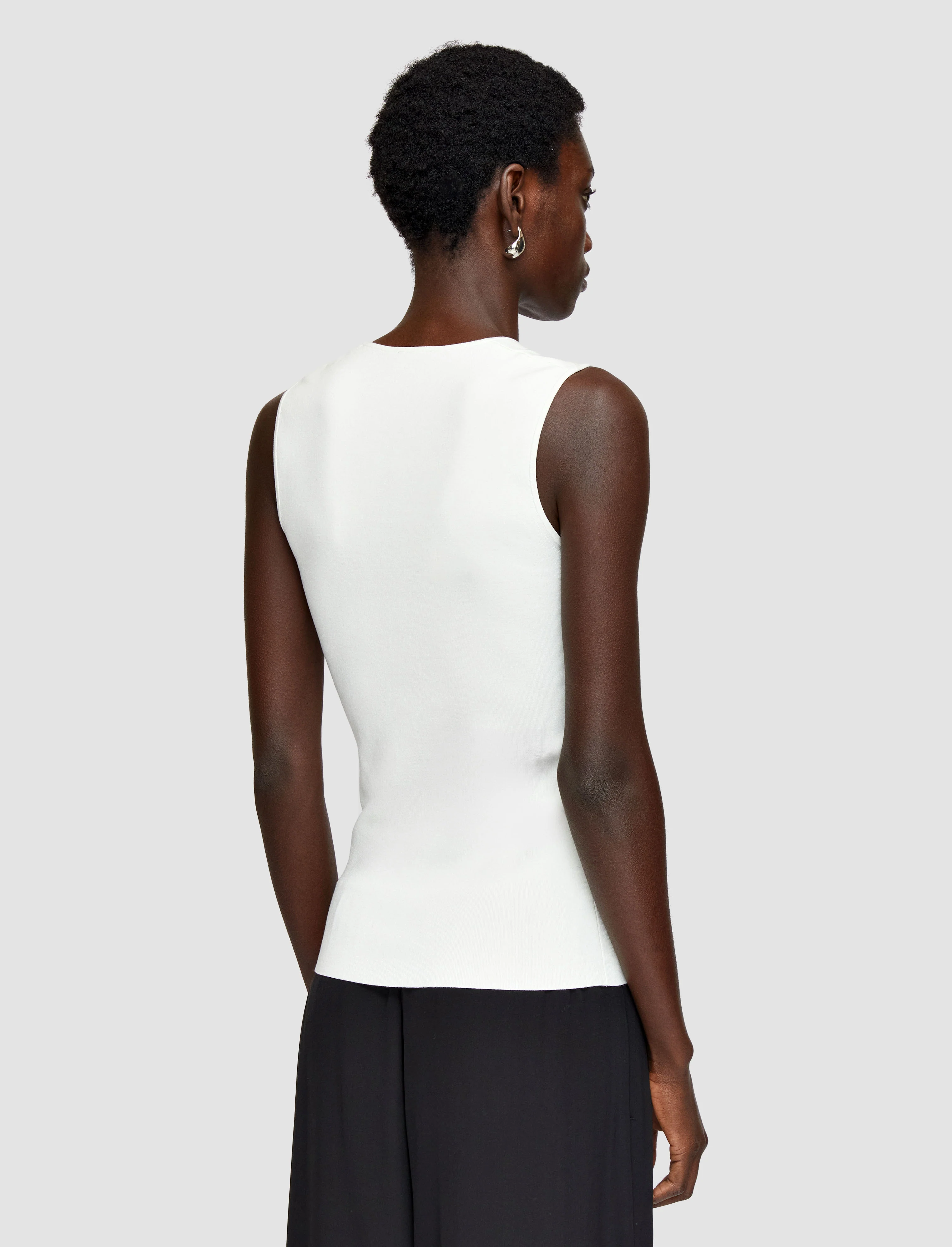 Silk Stretch Tank Top - Image 4